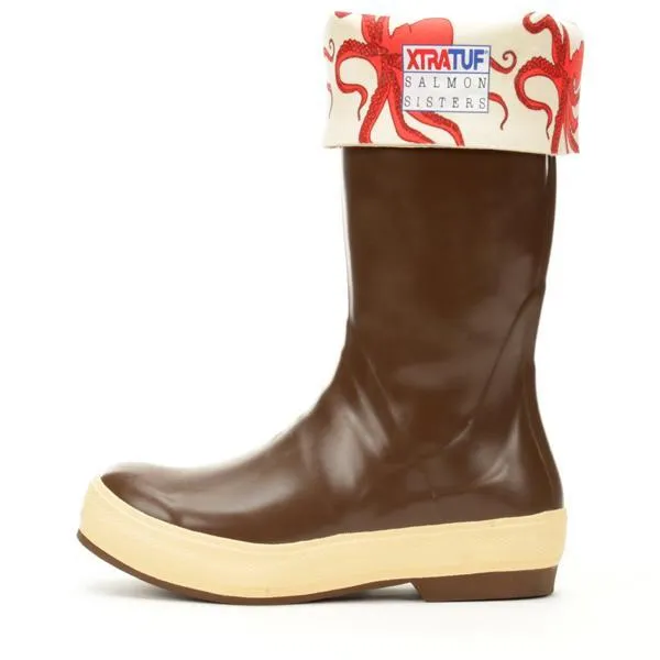 22490G Salmon Sisters 15" Legacy Boot - Octopus Print