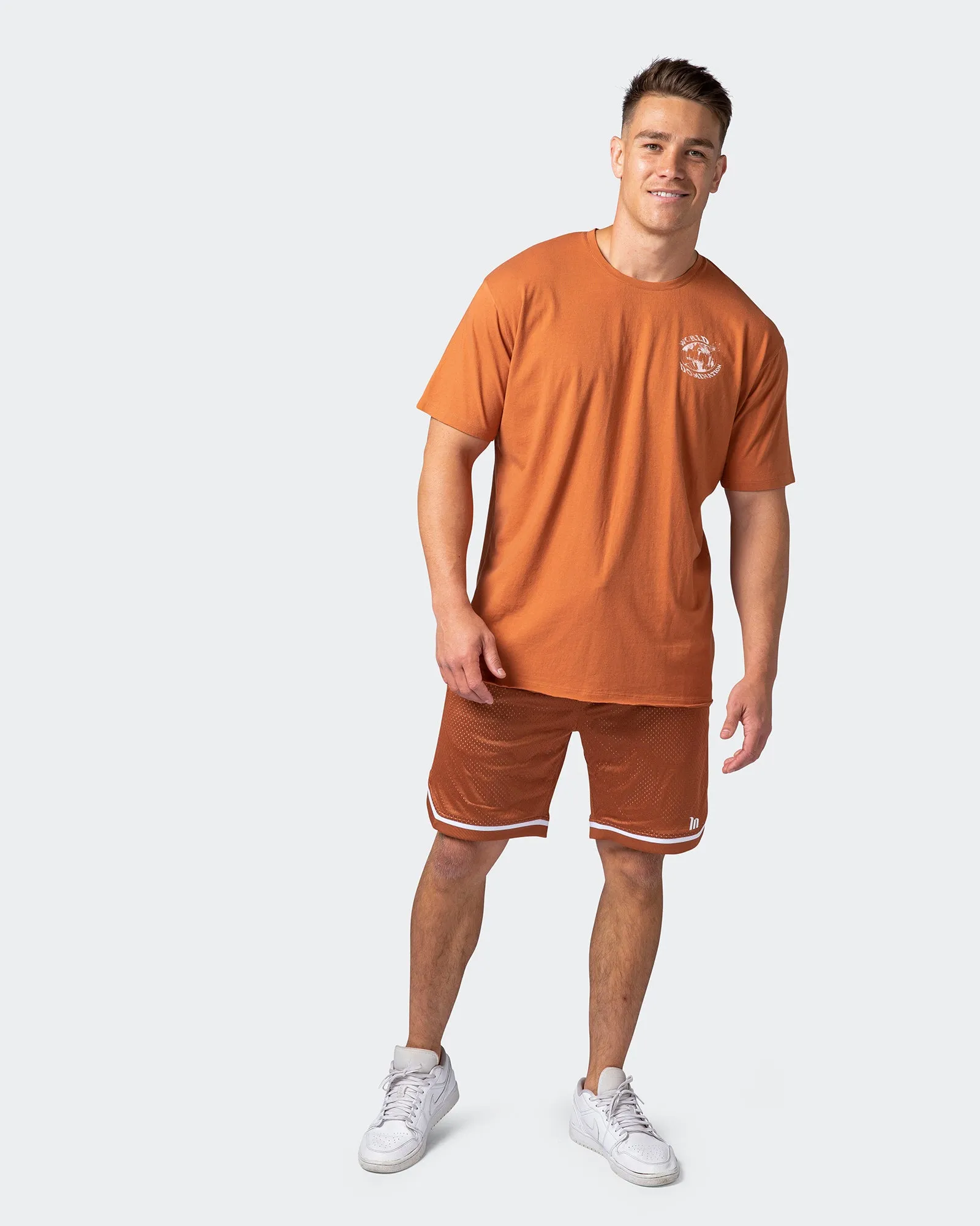 8" Basketball Shorts - Sandstone