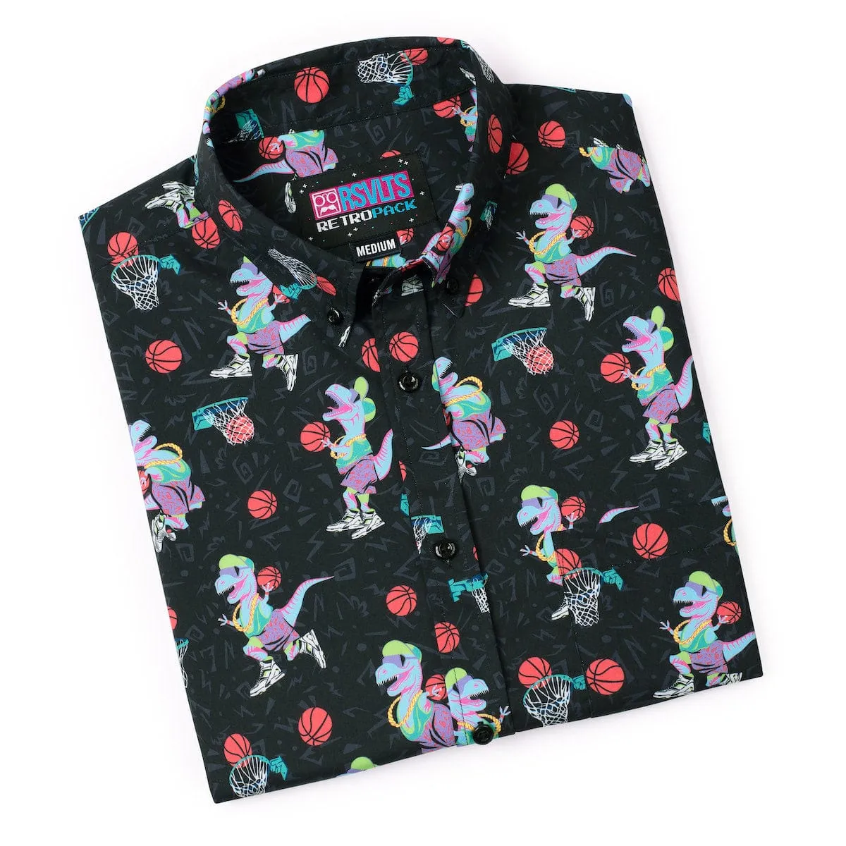 ‘90s Retro Pack "Dino Dunks" – KUNUFLEX Short Sleeve Shirt