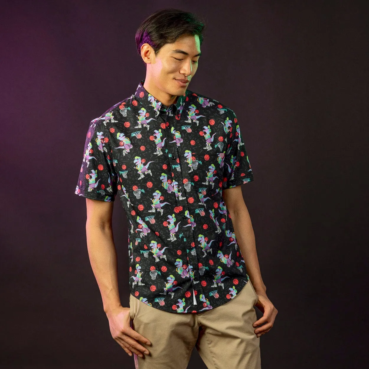 ‘90s Retro Pack "Dino Dunks" – KUNUFLEX Short Sleeve Shirt