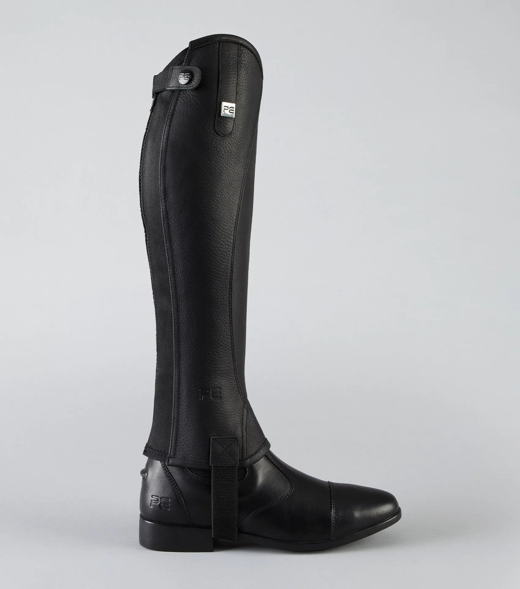 Actio Leather Half Chaps Black