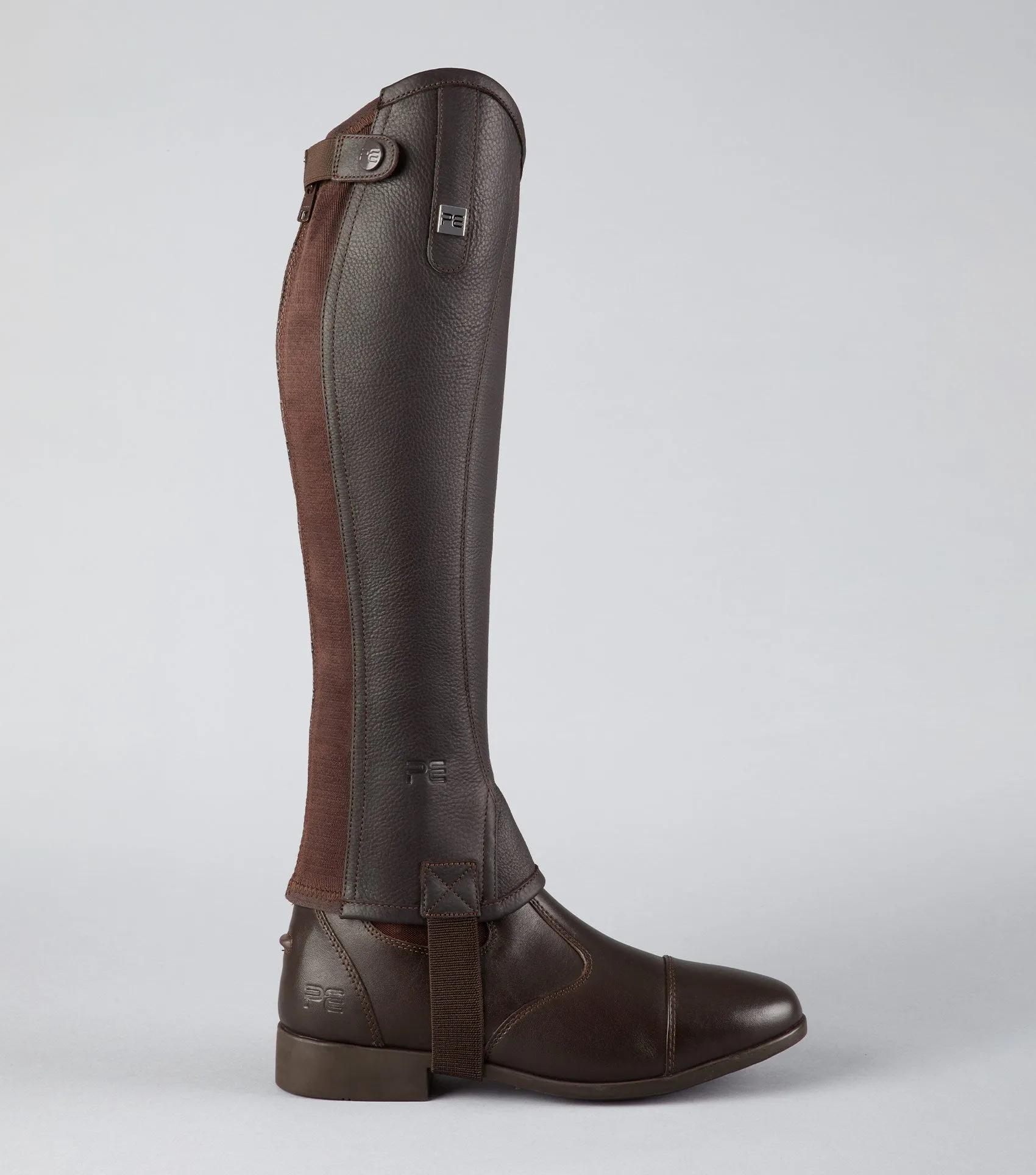 Actio Leather Half Chaps Brown