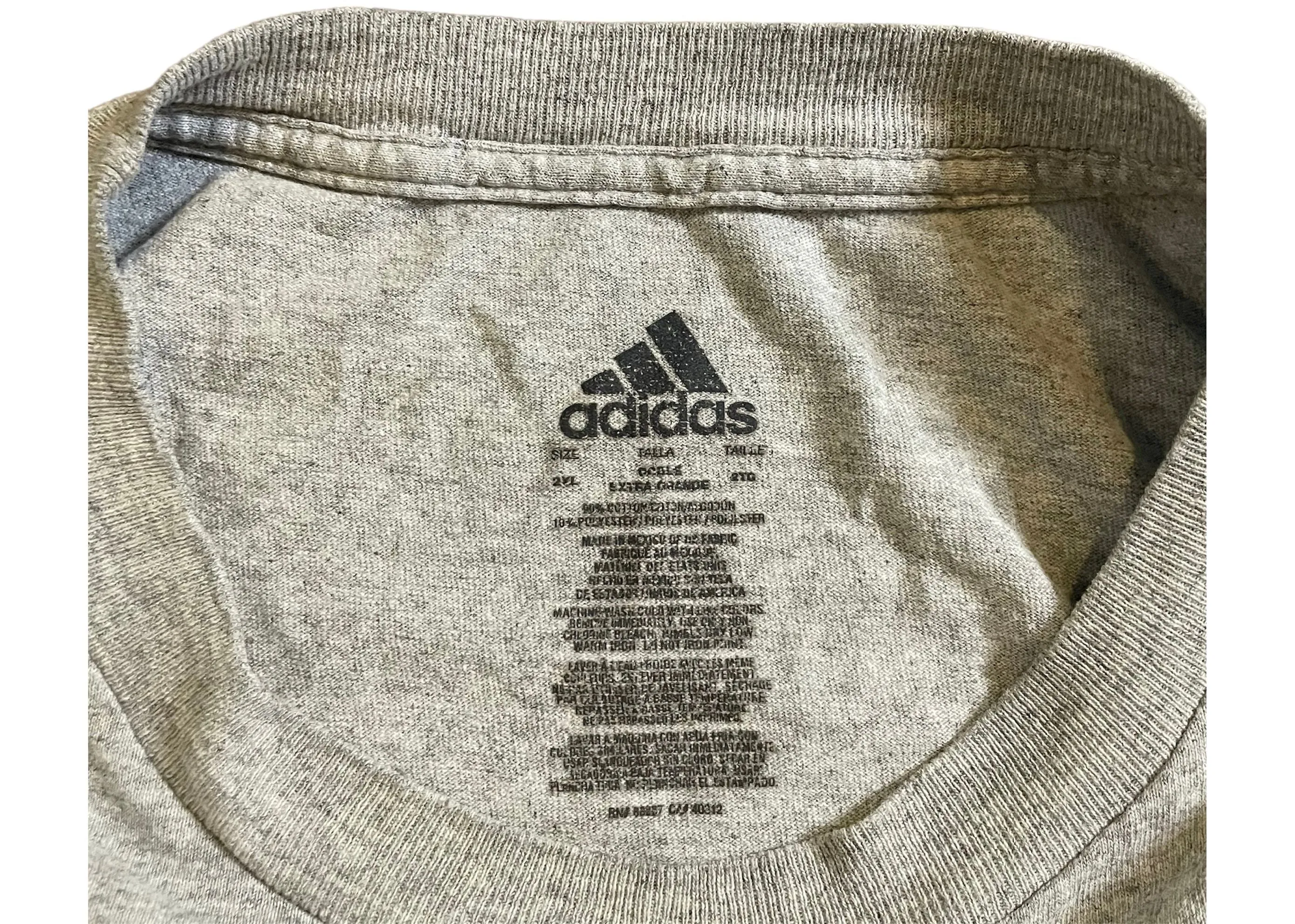 Adidas University of Memphis Tigers Basketball Tee “Grey”