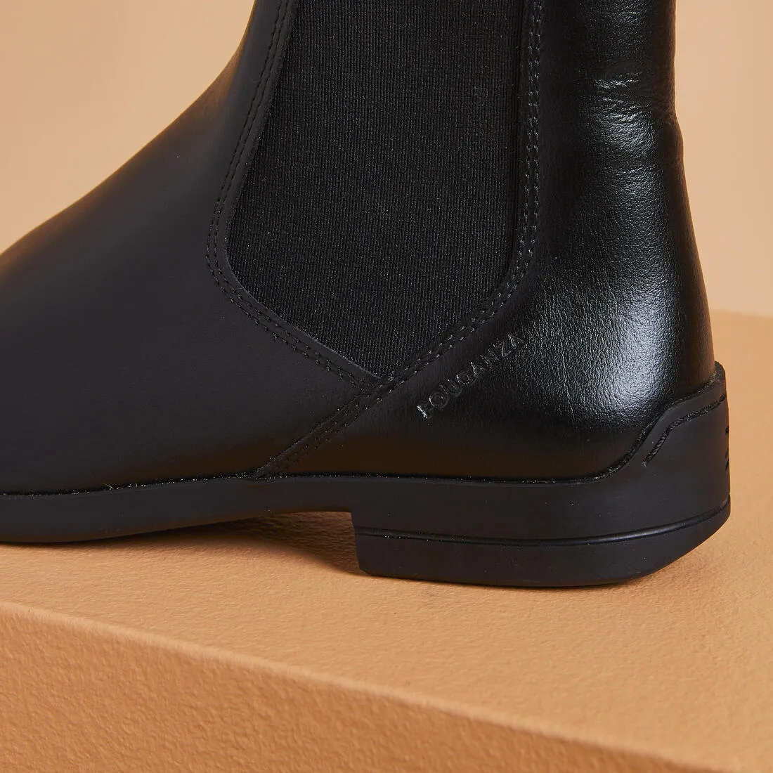 Adult Leather Horse Riding Jodhpur Boots 500