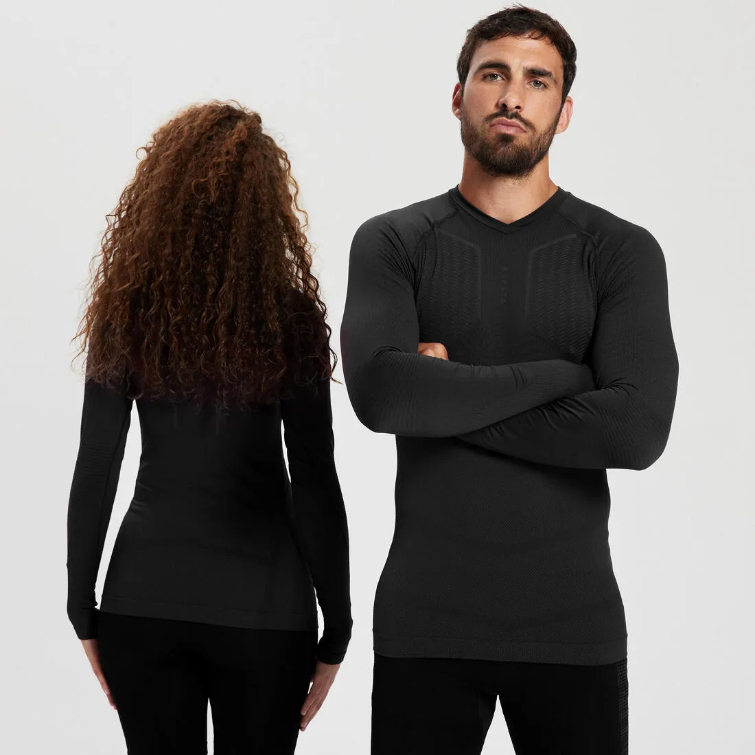 Adult Long-Sleeved Thermal Base Layer Top Keepdry 500
