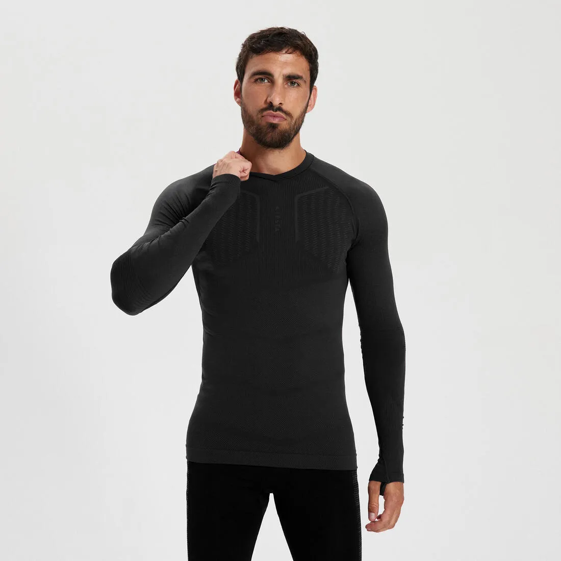 Adult Long-Sleeved Thermal Base Layer Top Keepdry 500