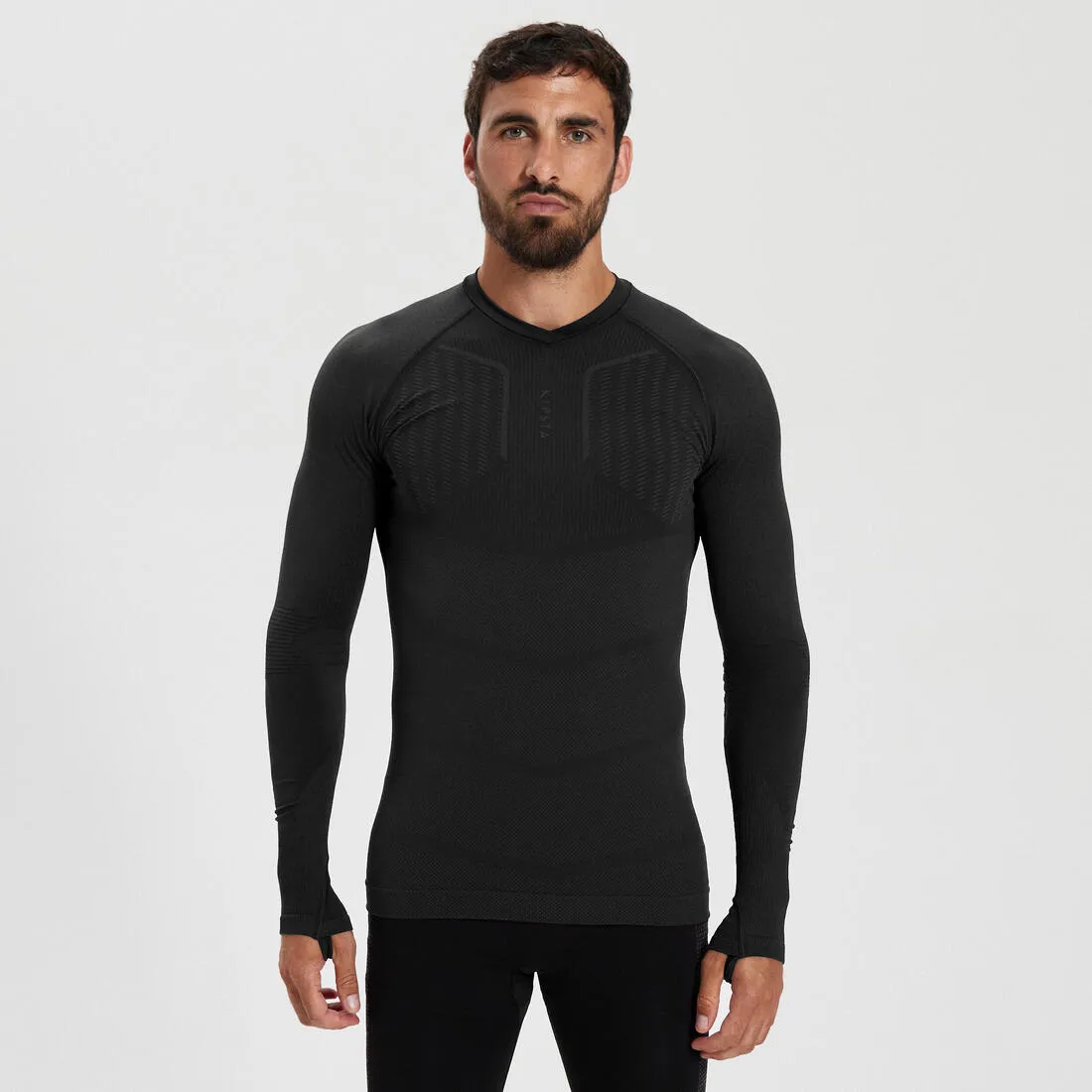 Adult Long-Sleeved Thermal Base Layer Top Keepdry 500