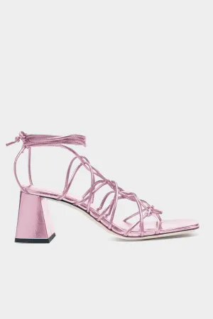 Alexander Pink Metallic Leather