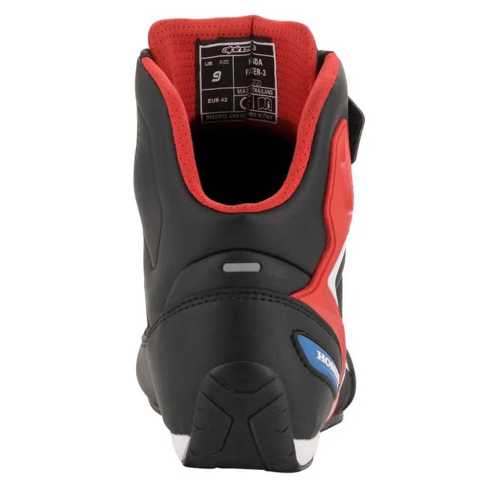 Alpinestars Honda Faster-3 Shoes Black / Red / Blue