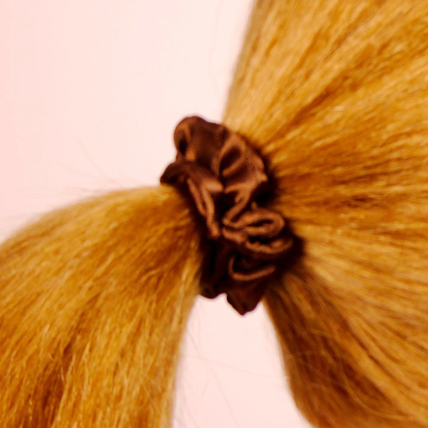Amelia Beauty, Earth Tones Satin Scrunchies, 2.25in Diameter, Gentle on Hair, Strong Hold, No Snag, No Dents or Creases. 12 Pack