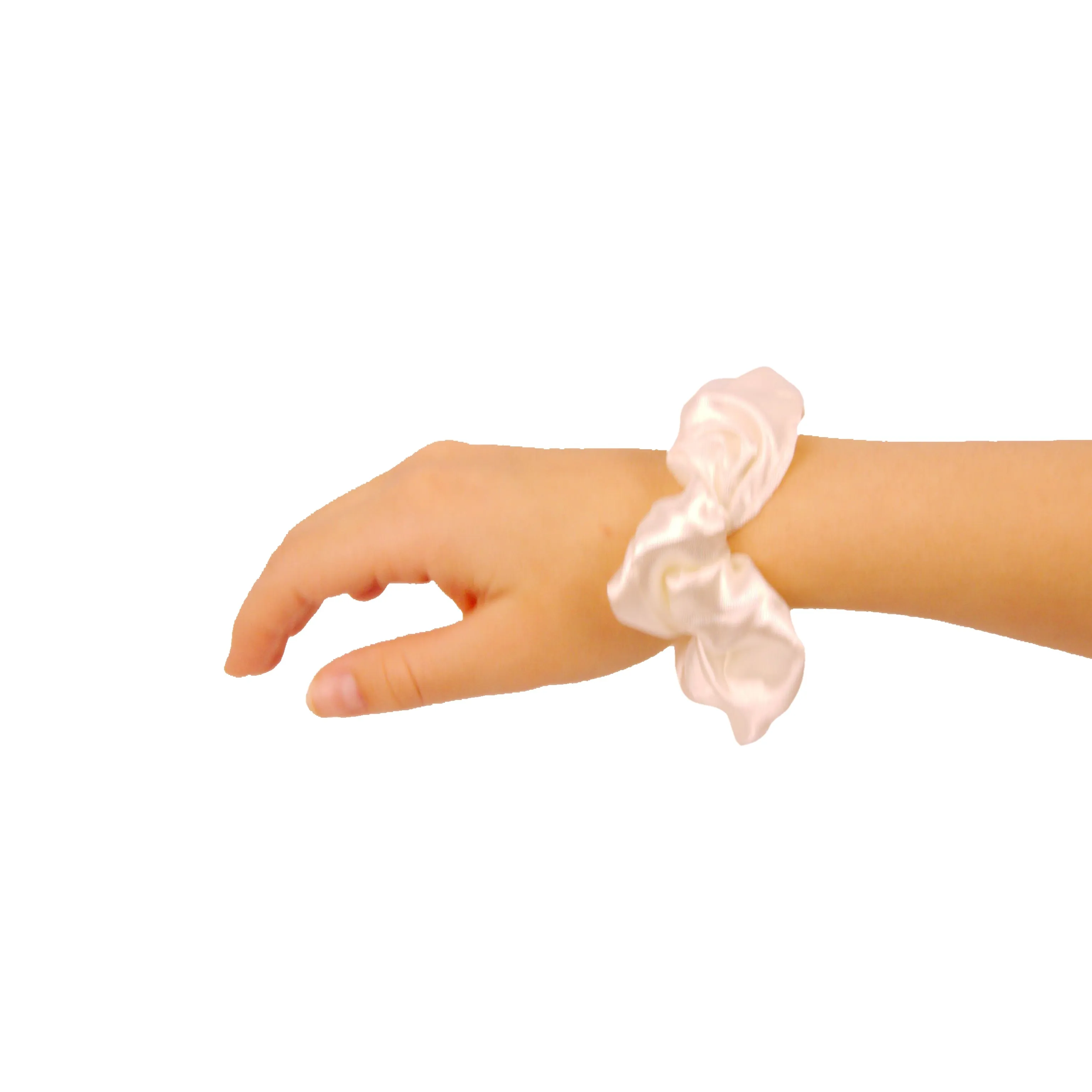Amelia Beauty Products,  Earth Blend Satin Scrunchies, 3.5in Diameter, Gentle on Hair, Strong Hold, No Snag, No Dents or Creases. 8 Pack