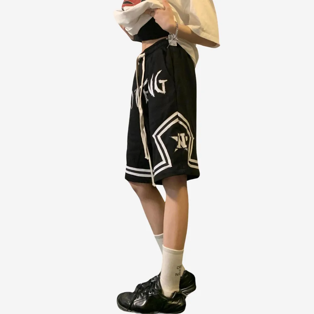 American Embroidered Basketball Shorts