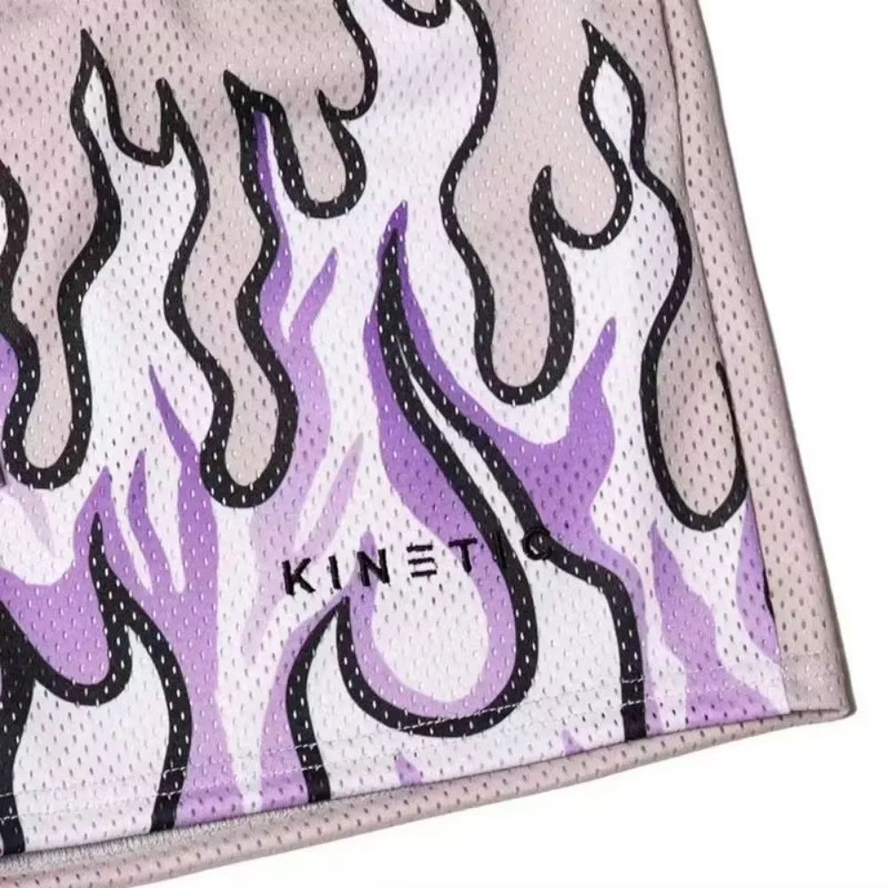 American Street Basketball Flames Shorts