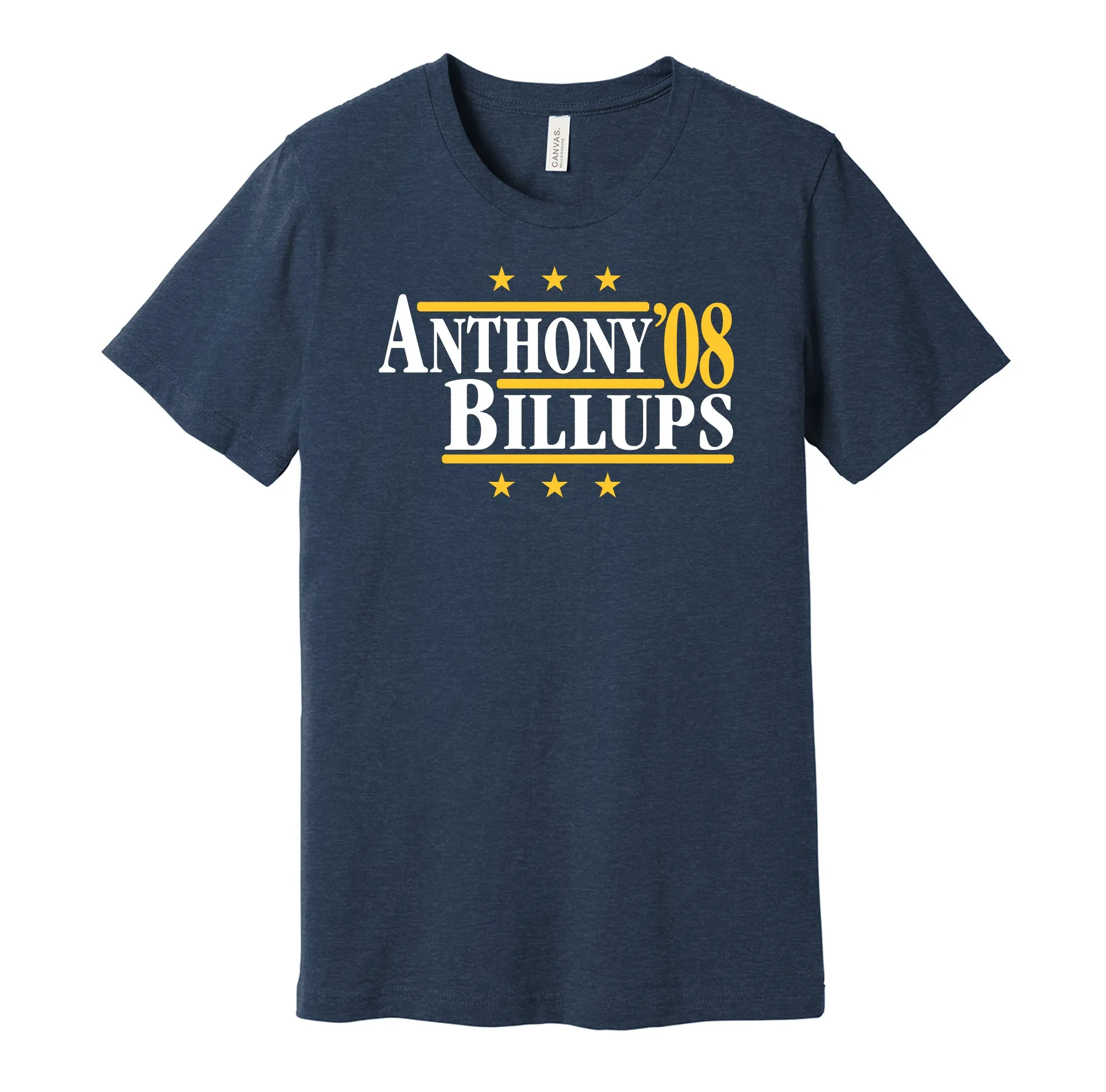 Anthony & Billups '08 - Denver Legends Political Campaign Parody T-Shirt - Hyper Than Hype Shirts