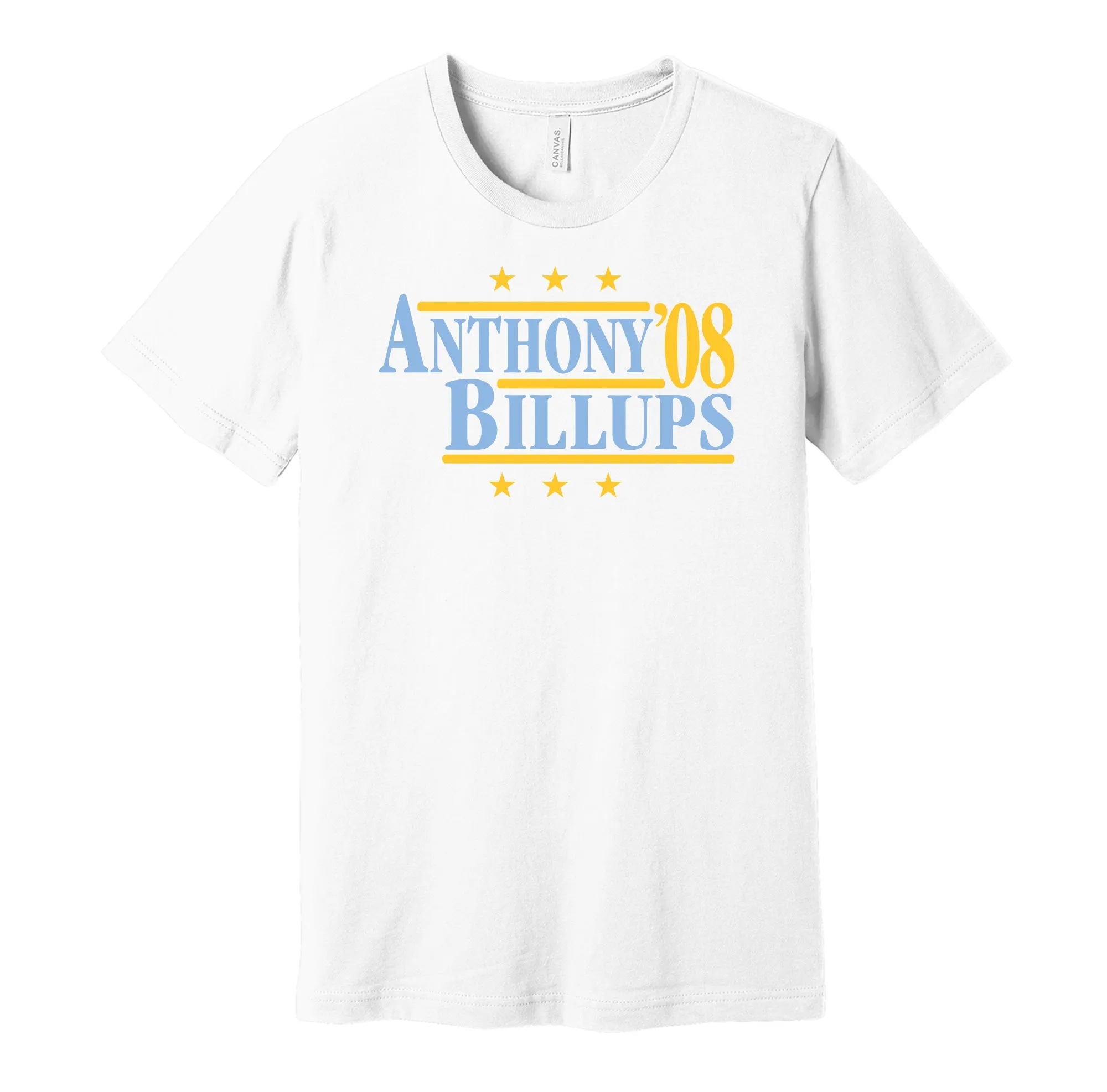 Anthony & Billups '08 - Denver Legends Political Campaign Parody T-Shirt - Hyper Than Hype Shirts