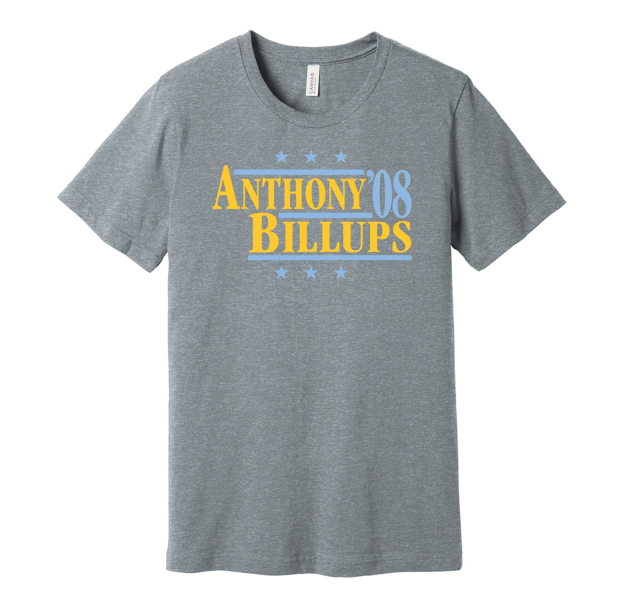 Anthony & Billups '08 - Denver Legends Political Campaign Parody T-Shirt - Hyper Than Hype Shirts