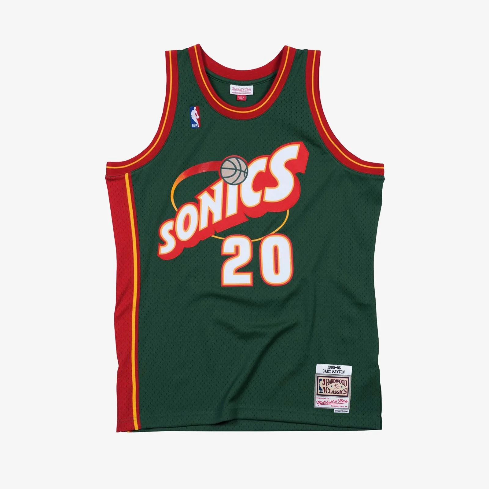 Autographed Gary Payton Seattle Supersonics Jersey Pack