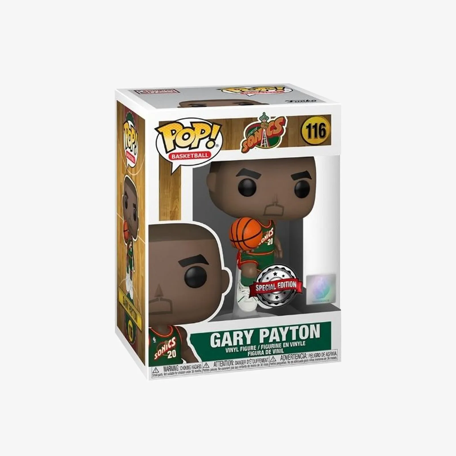Autographed Gary Payton Seattle Supersonics Jersey Pack