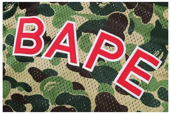 BAPE ABC Camo Basketball Tank Top Green