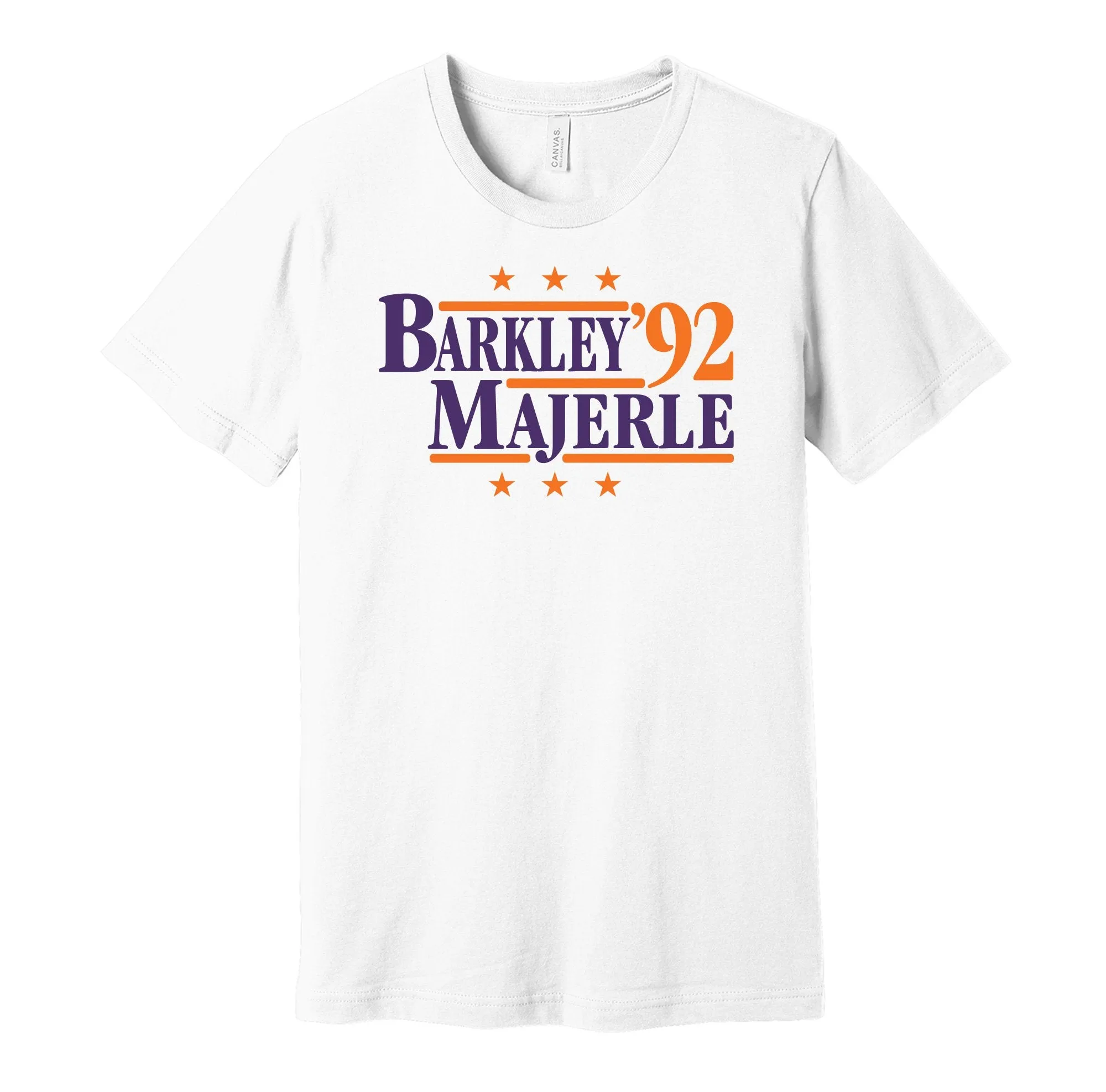 Barkley & Majerle '92 - Phoenix Arizona Legends Political Campaign Parody T-Shirt - Hyper Than Hype Shirts