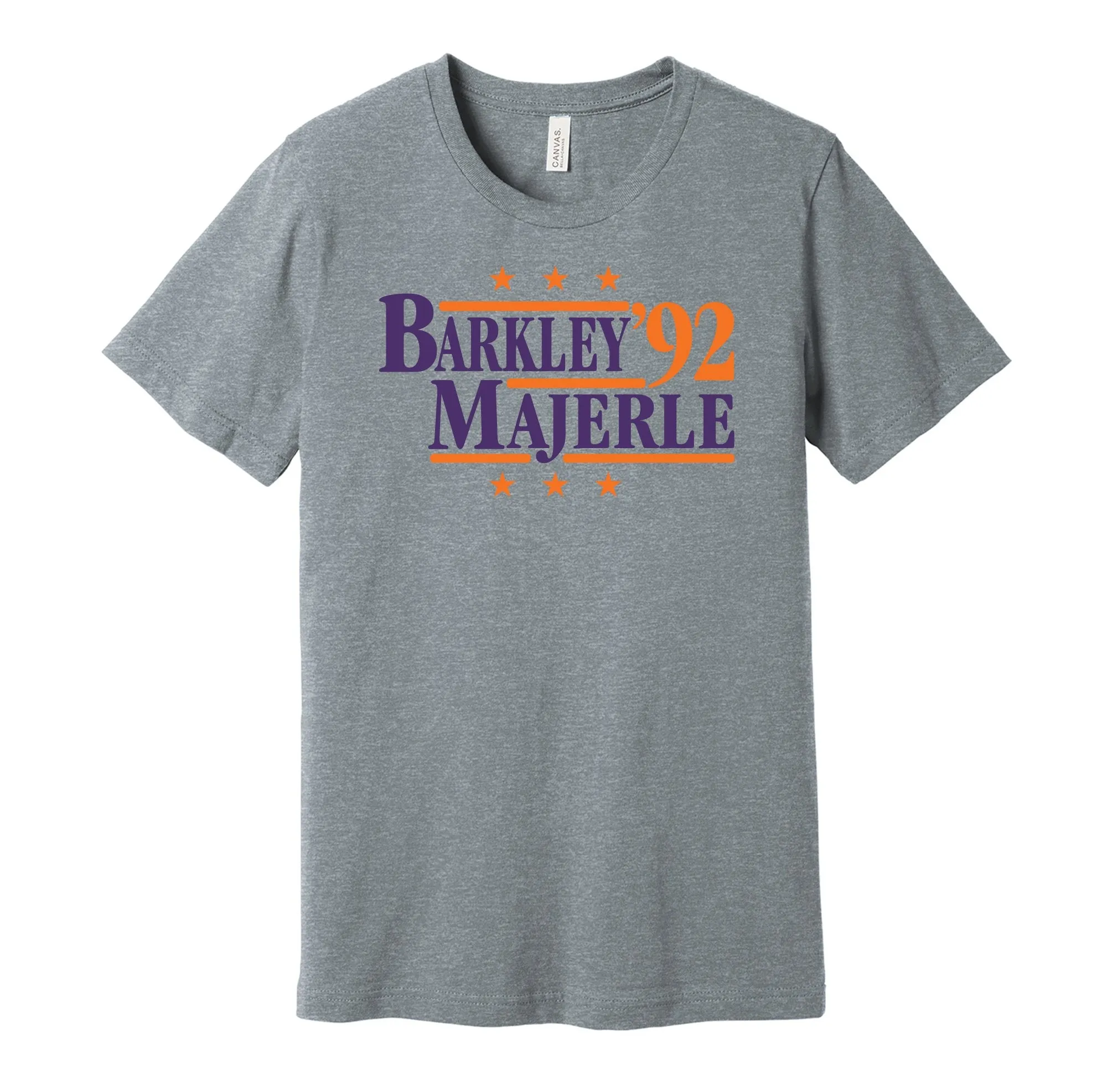 Barkley & Majerle '92 - Phoenix Arizona Legends Political Campaign Parody T-Shirt - Hyper Than Hype Shirts