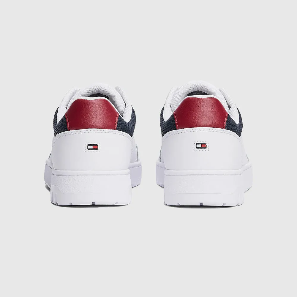 Basket Leather Sneaker - White