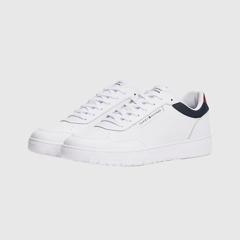 Basket Leather Sneaker - White
