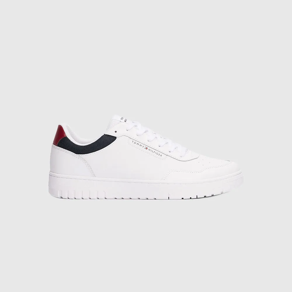 Basket Leather Sneaker - White