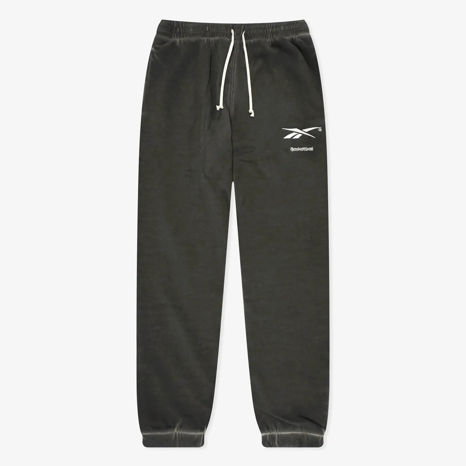 Basketball Court Top Bi-Dye Fleece Pants - Black