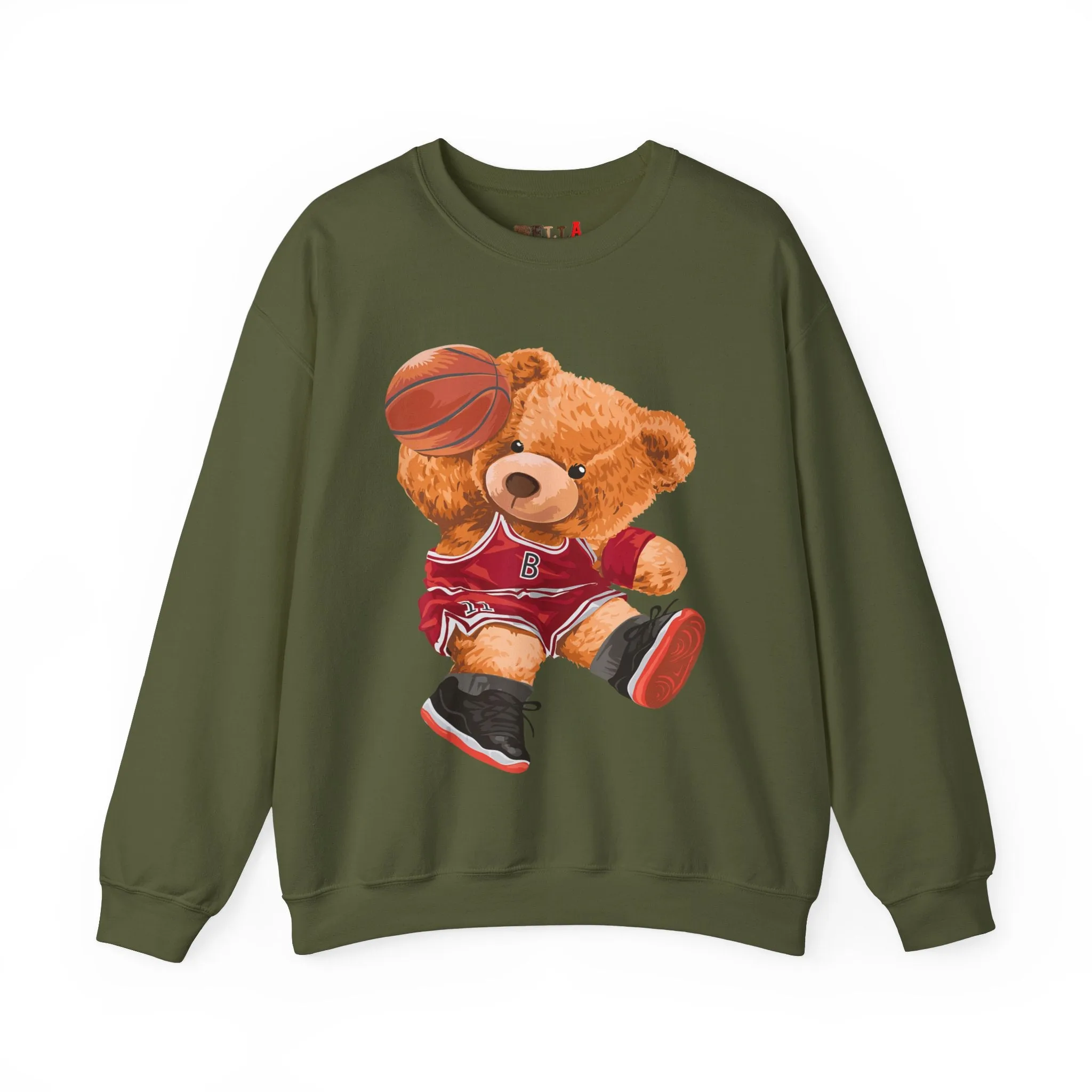 Basketball Teddy Bear Sweatshirt