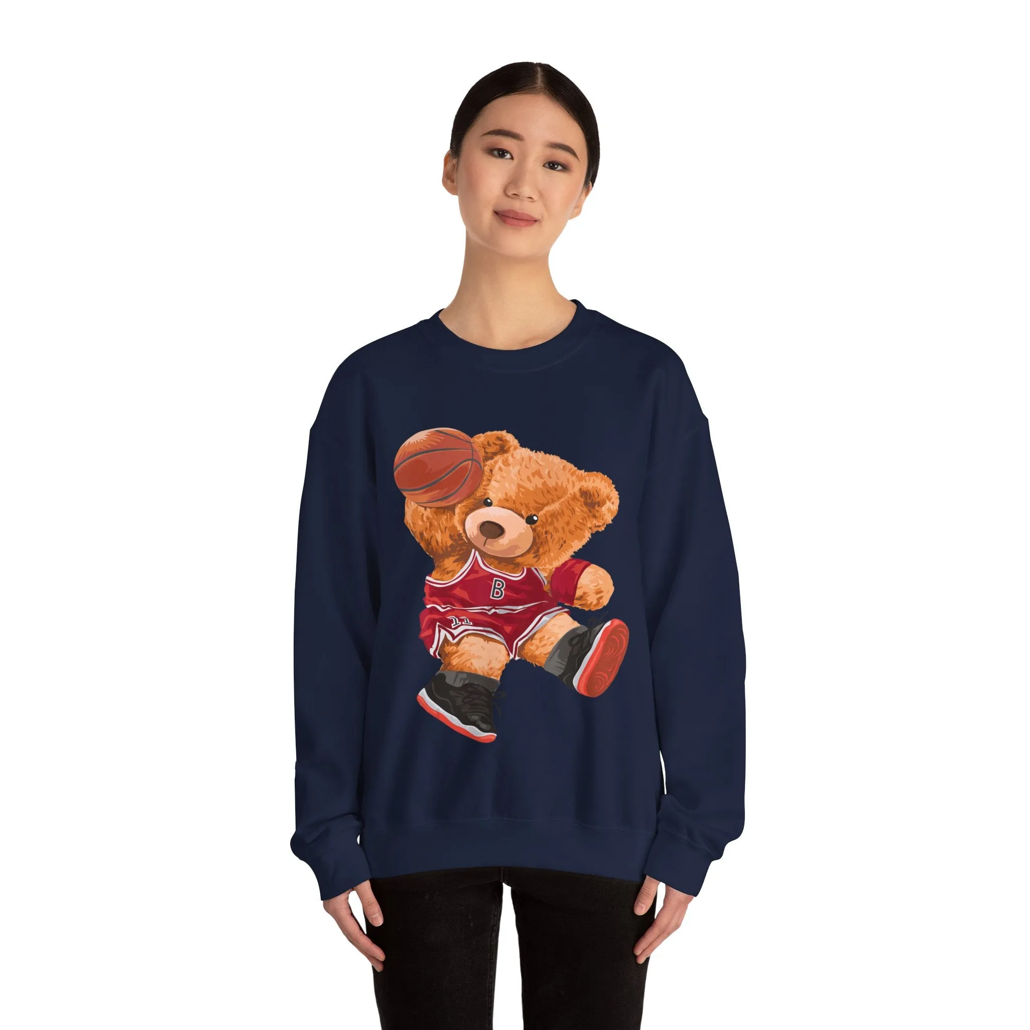 Basketball Teddy Bear Sweatshirt