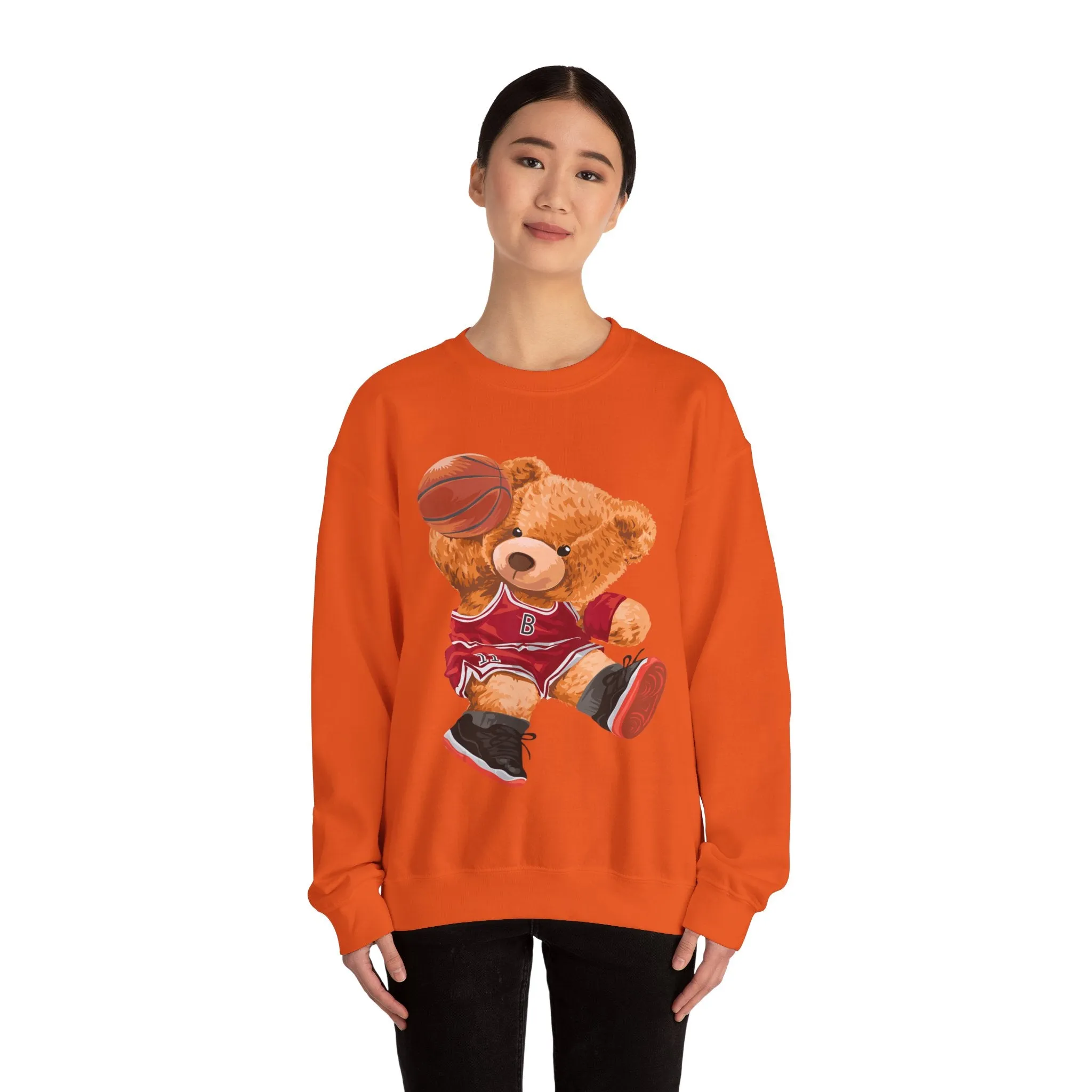 Basketball Teddy Bear Sweatshirt