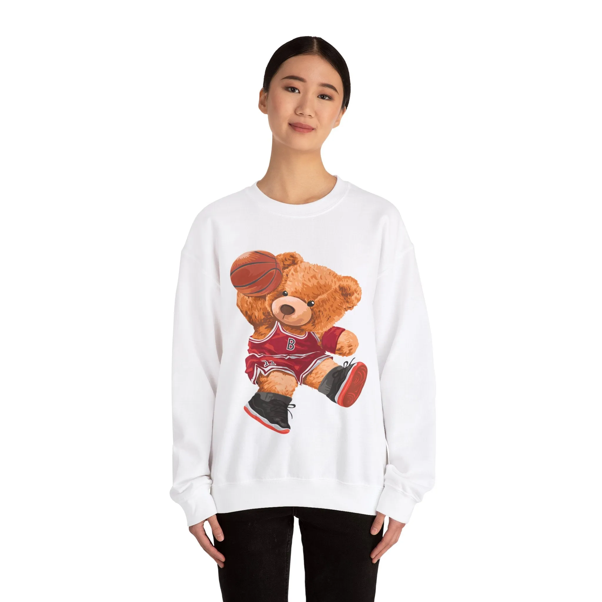 Basketball Teddy Bear Sweatshirt