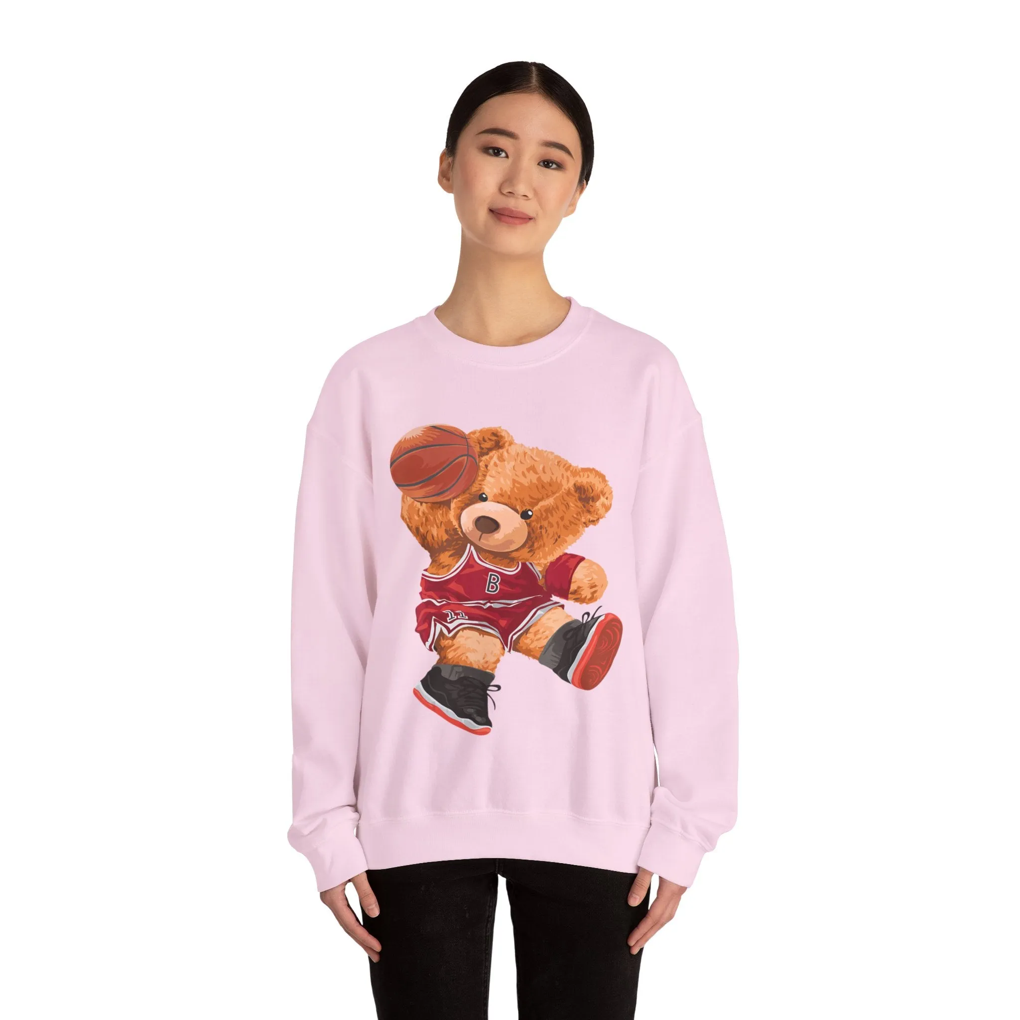 Basketball Teddy Bear Sweatshirt