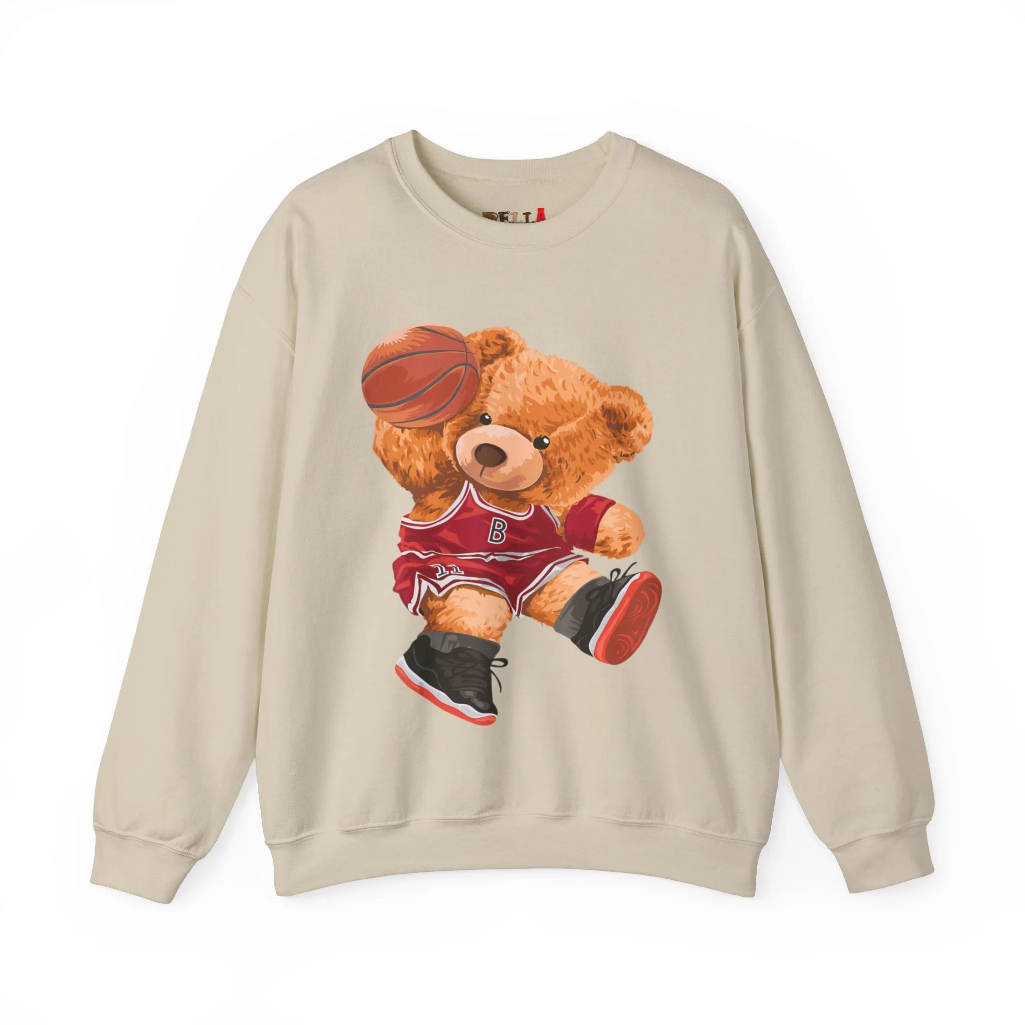 Basketball Teddy Bear Sweatshirt