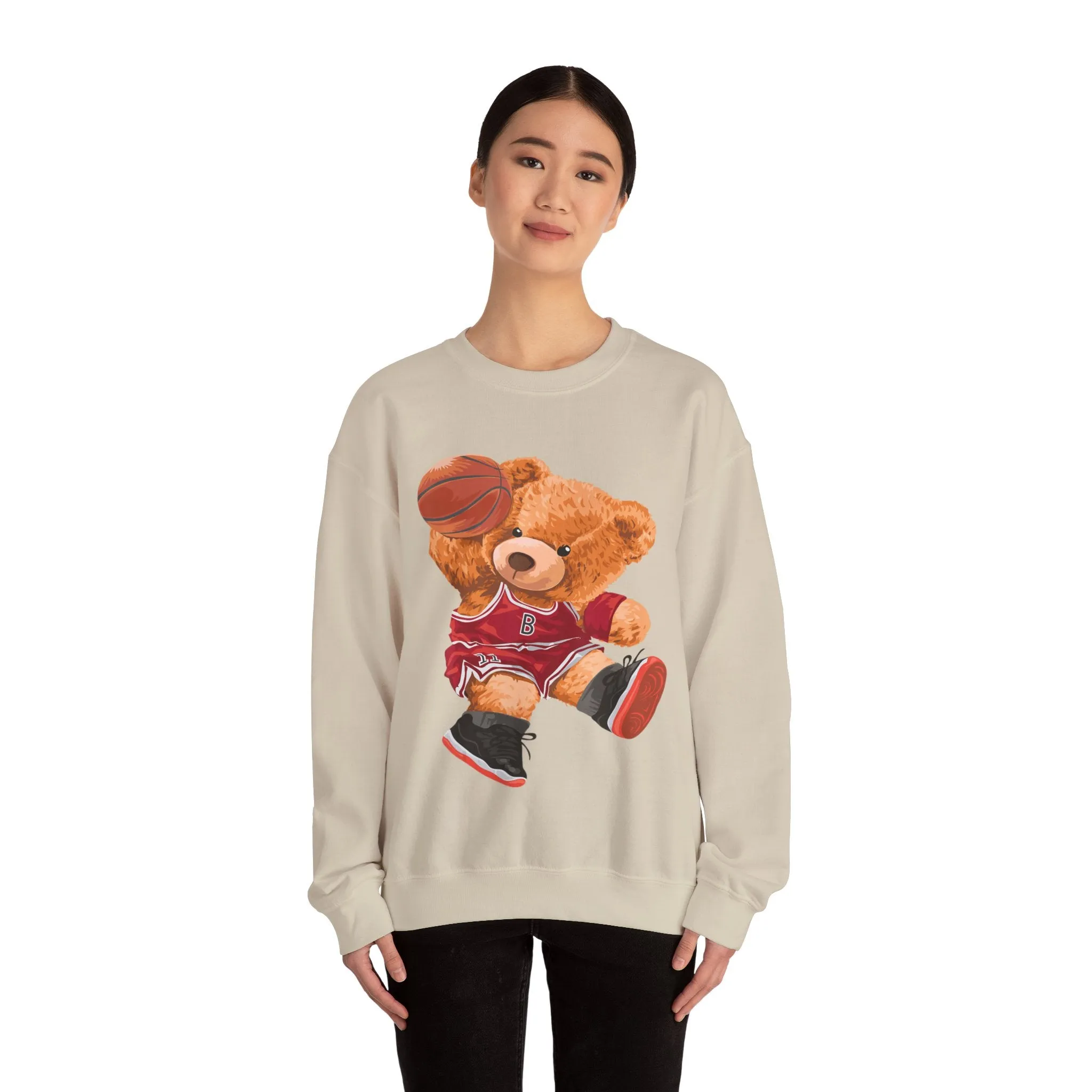 Basketball Teddy Bear Sweatshirt