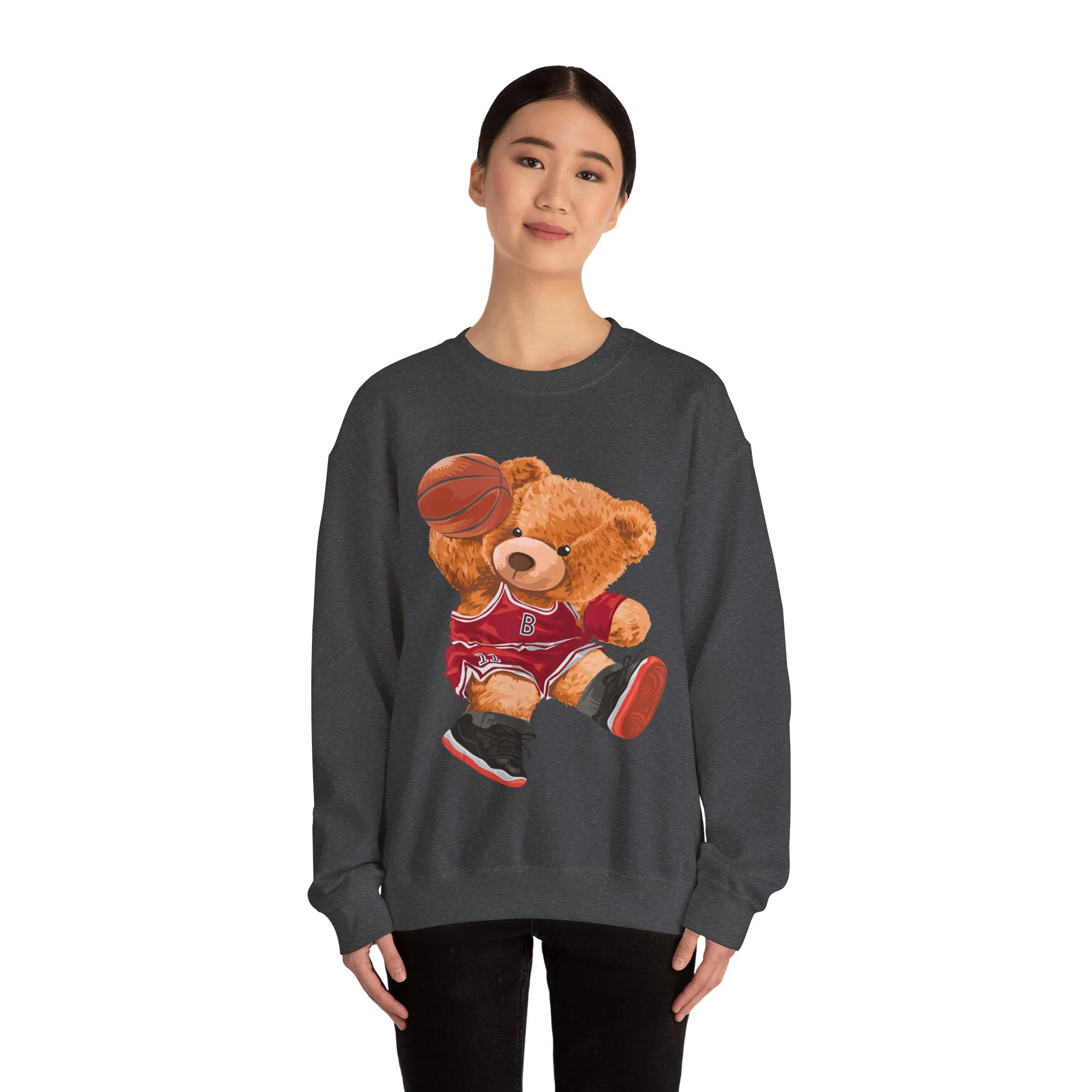 Basketball Teddy Bear Sweatshirt