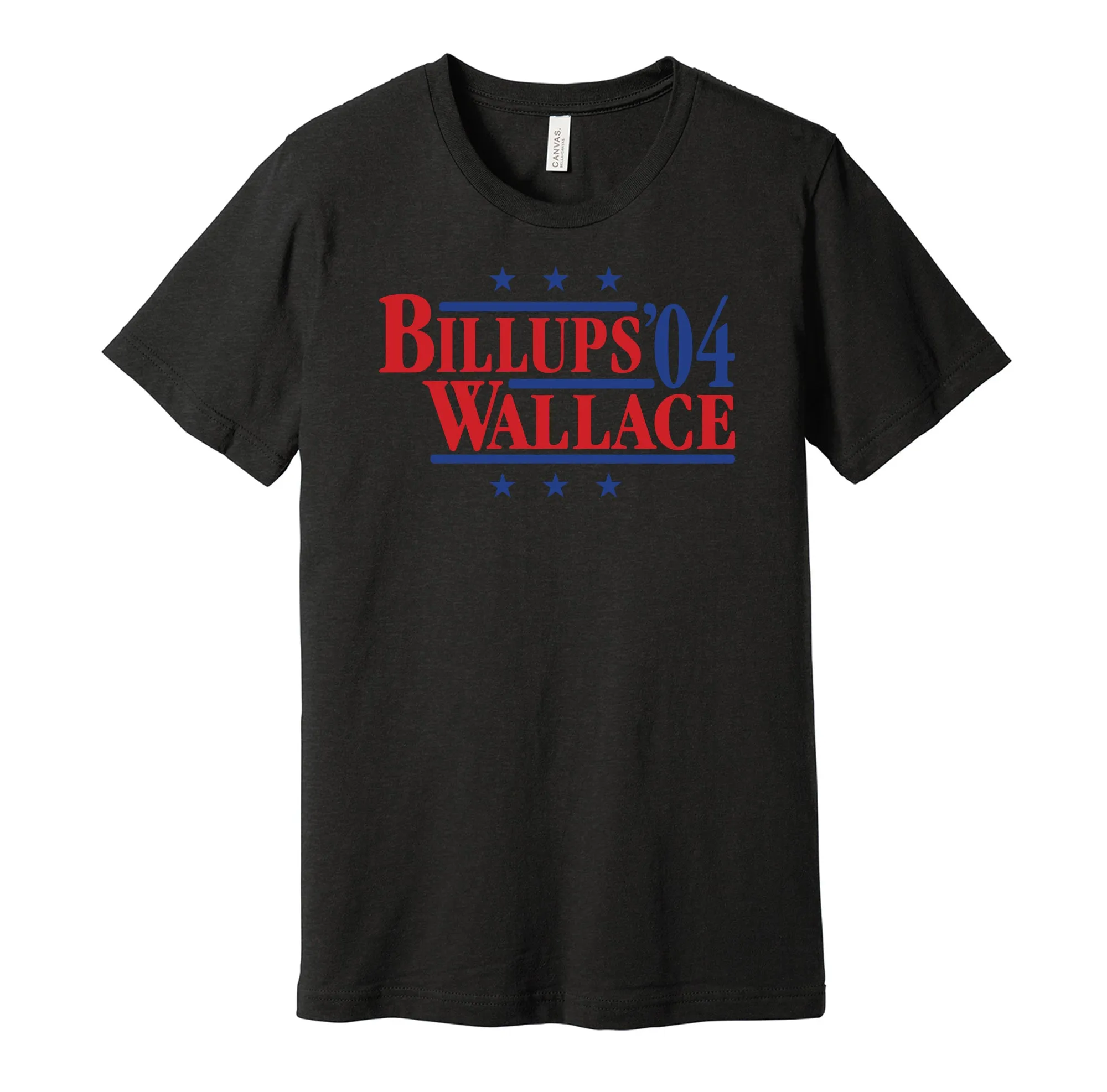 Billups & Wallace '04 - Detroit Michigan Legends Political Campaign Parody T-Shirt - Hyper Than Hype Shirts