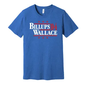 Billups & Wallace '04 - Detroit Michigan Legends Political Campaign Parody T-Shirt - Hyper Than Hype Shirts