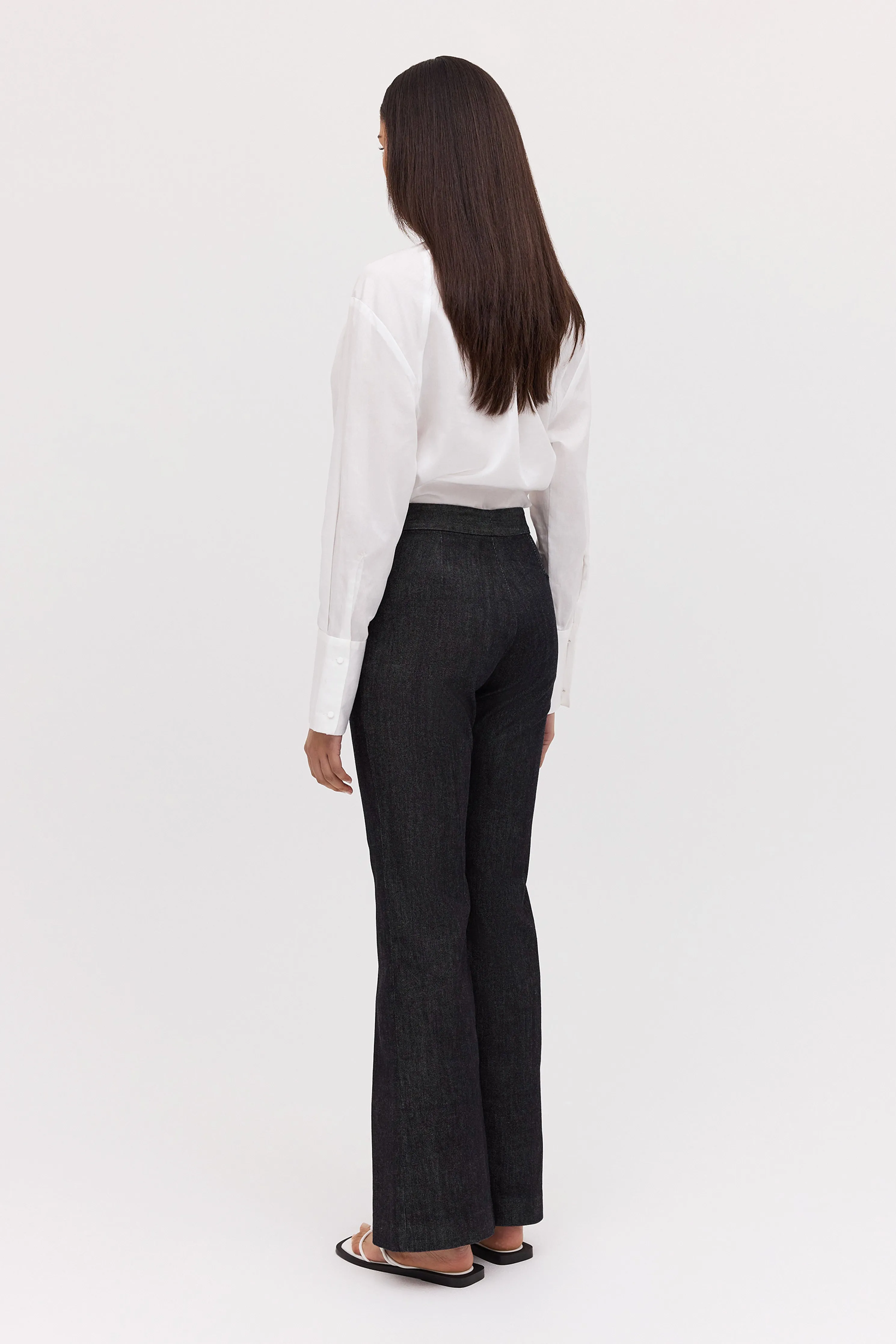 BLACK DENIM CELINA PANT
