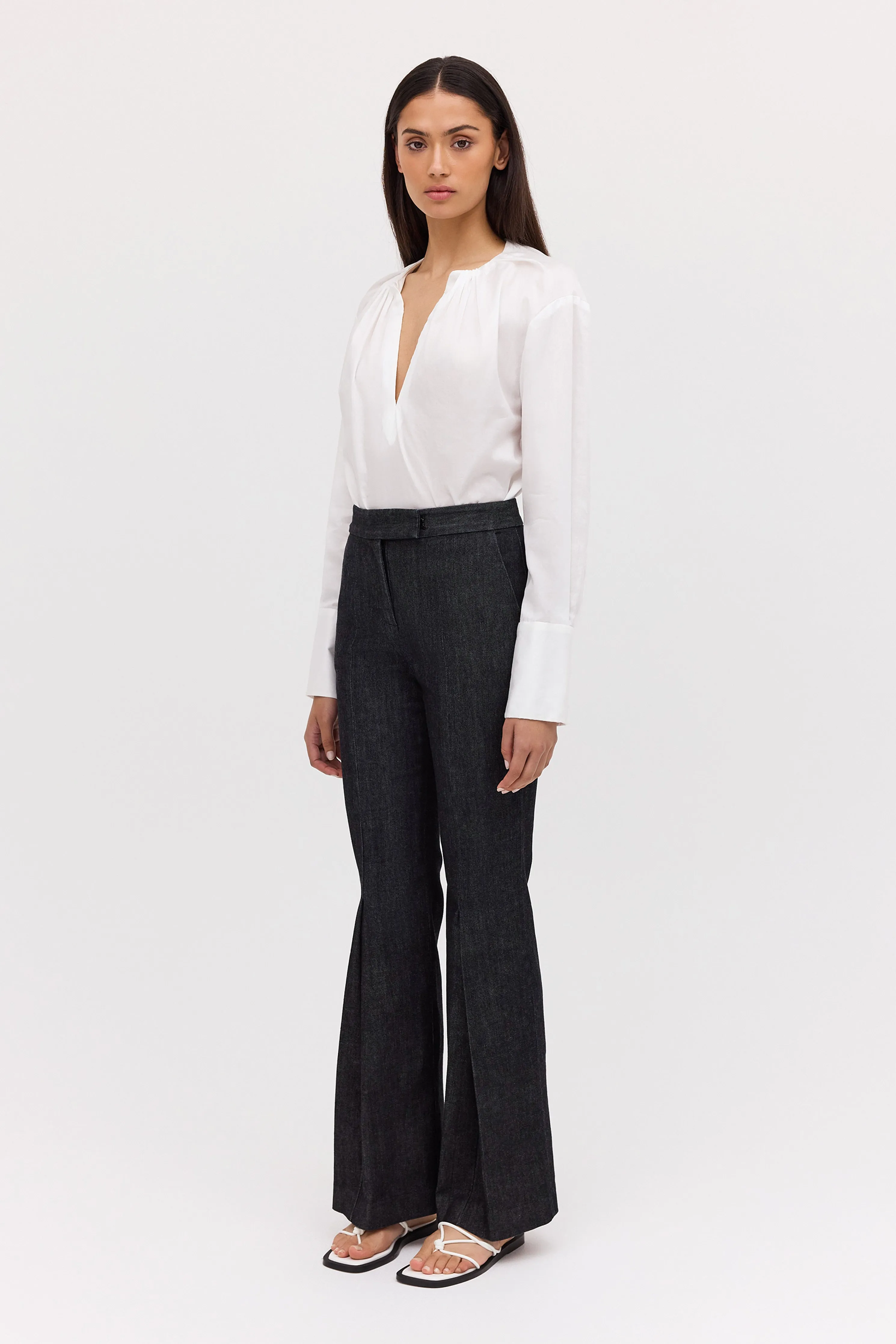 BLACK DENIM CELINA PANT