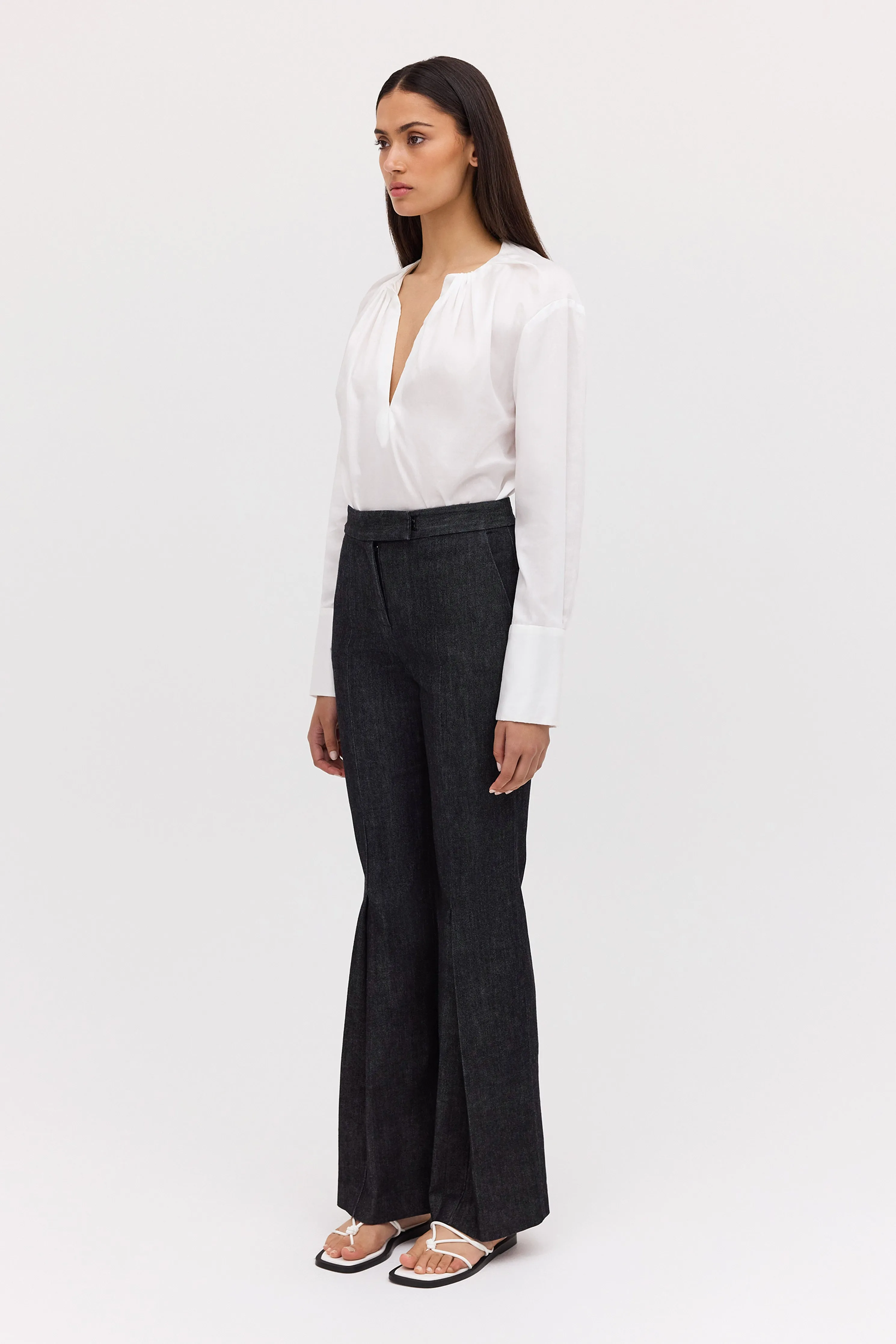 BLACK DENIM CELINA PANT