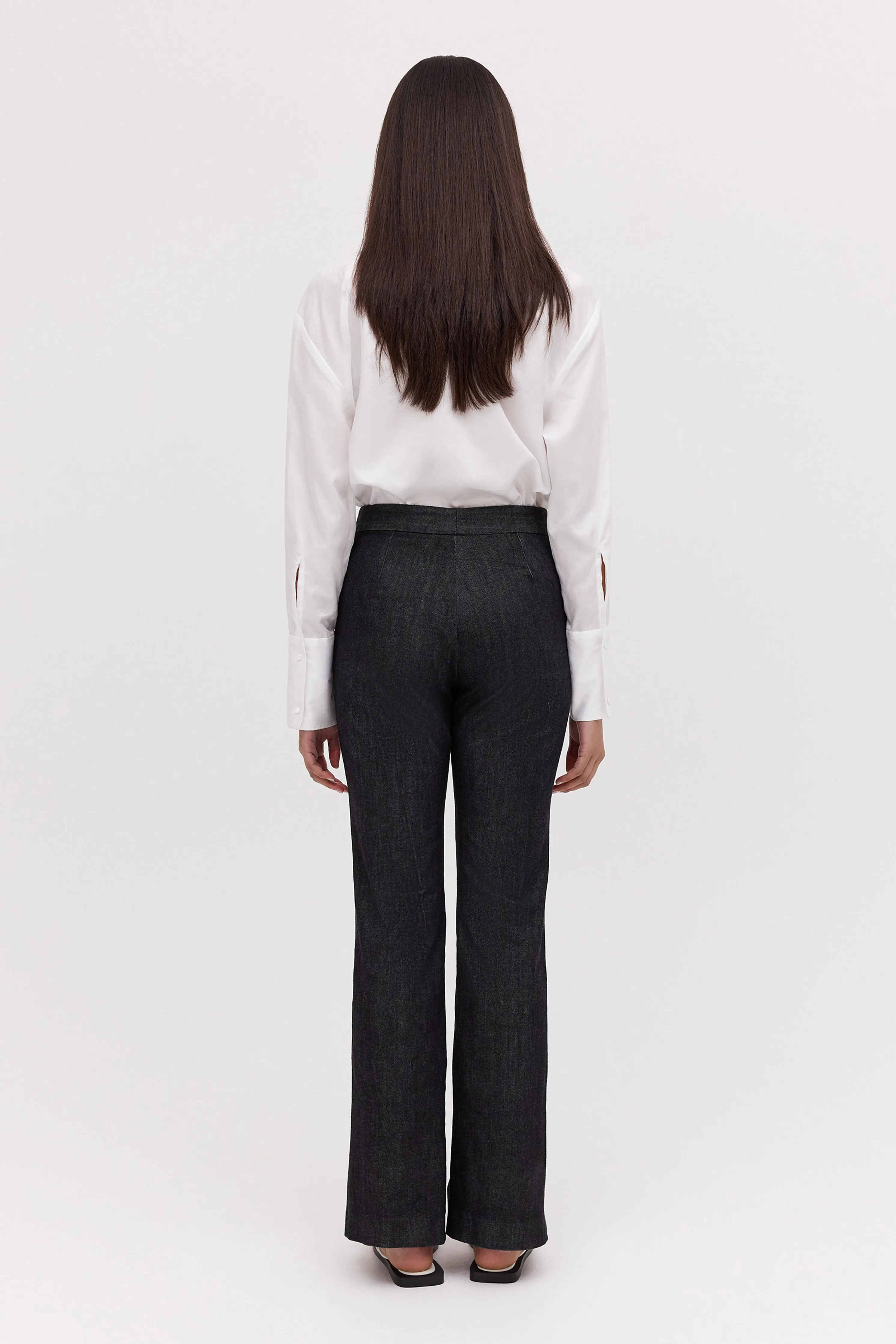 BLACK DENIM CELINA PANT