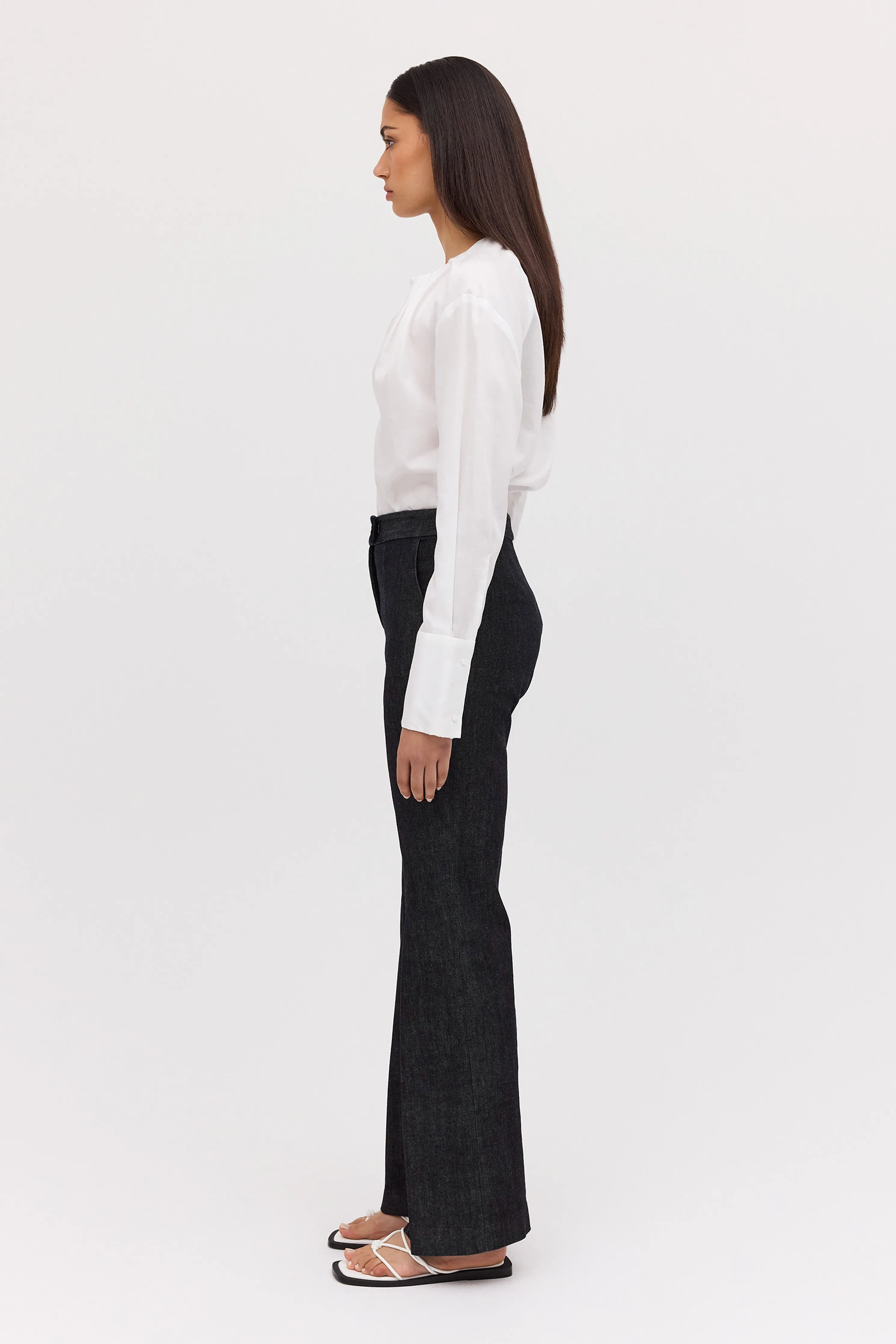 BLACK DENIM CELINA PANT