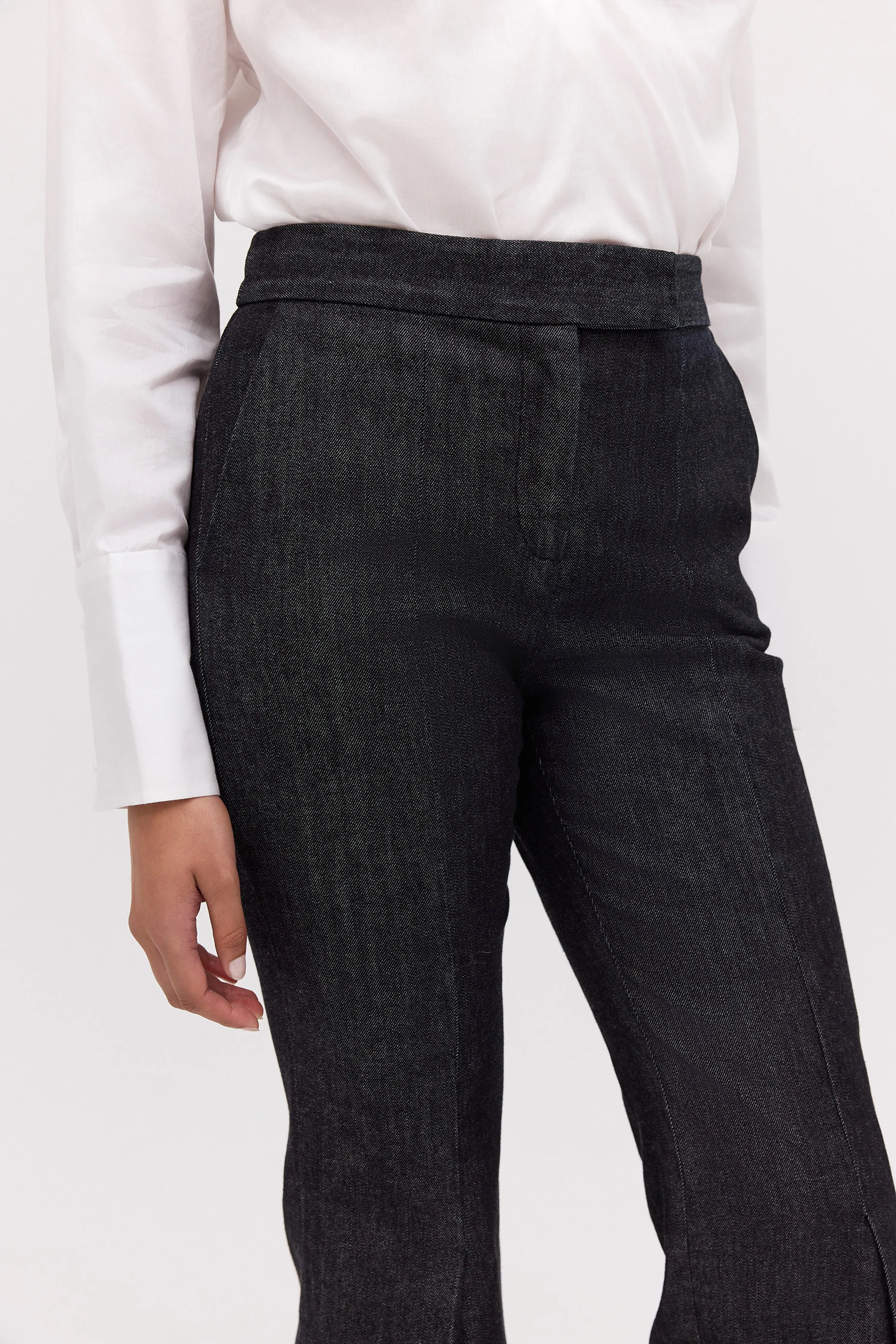 BLACK DENIM CELINA PANT