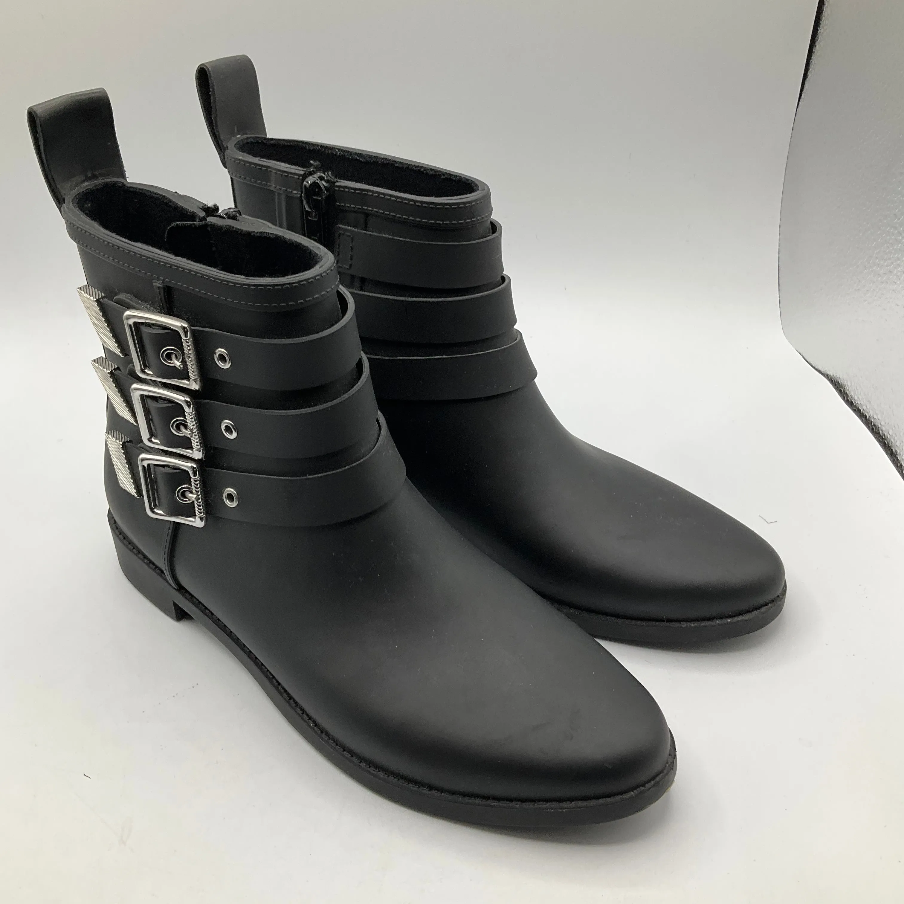 Boots Rain By Loeffler Randall In Black, Size: 7