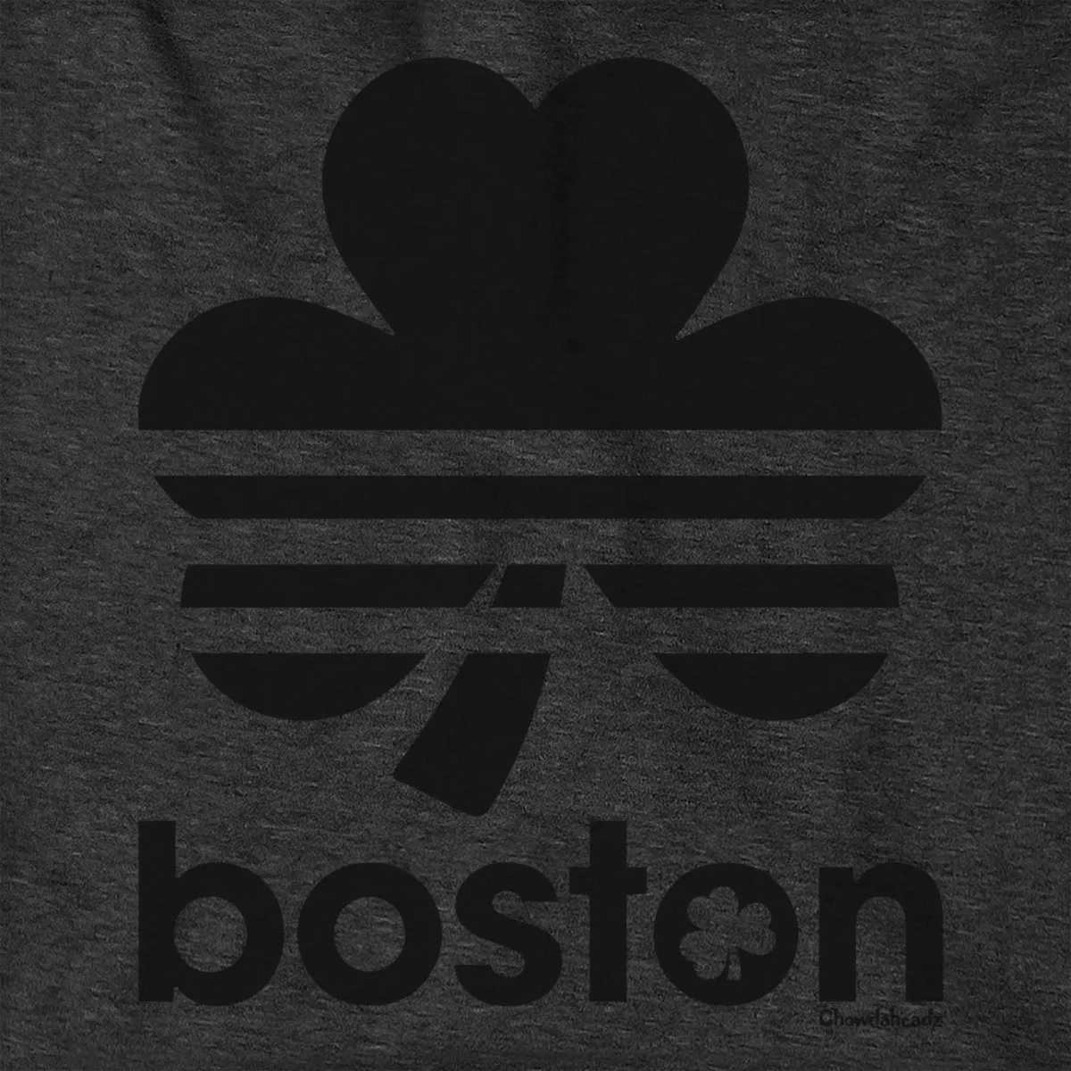 Boston Shamrock Blackout Tailgater Hoodie