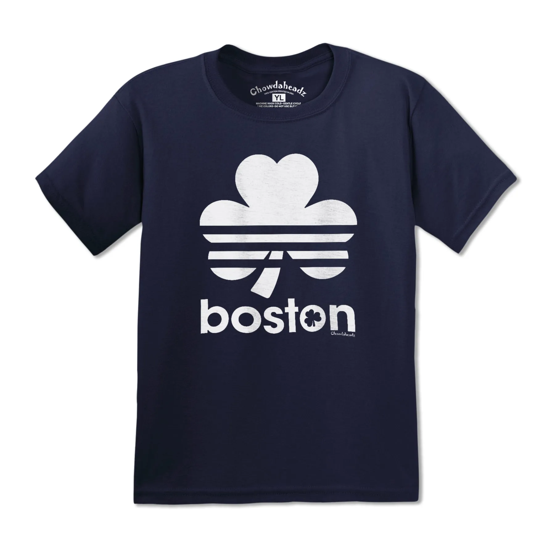 Boston Shamrock Retro Youth T-Shirt