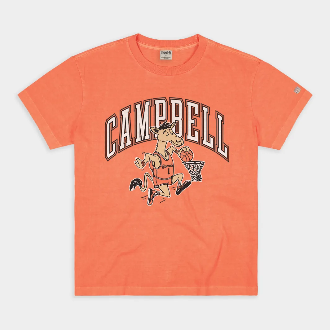 Campbell Fighting Camels Basketball Retro Mascot Tee