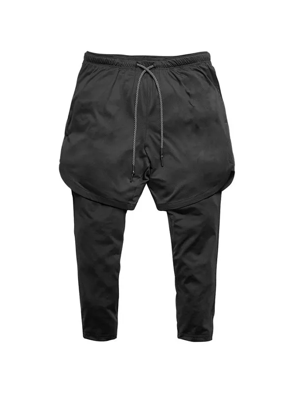 Casual Basketball Running And Fitness Two-In-One Shorts